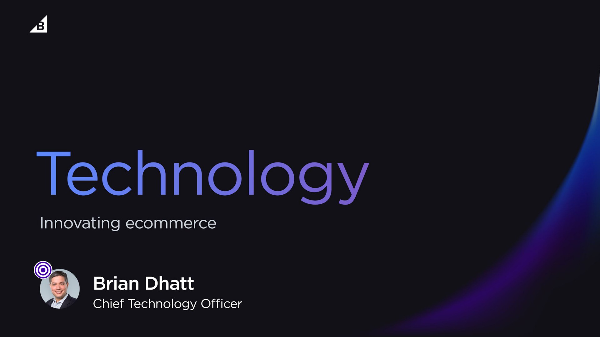 technology innovating chief technology officer | BigCommerce