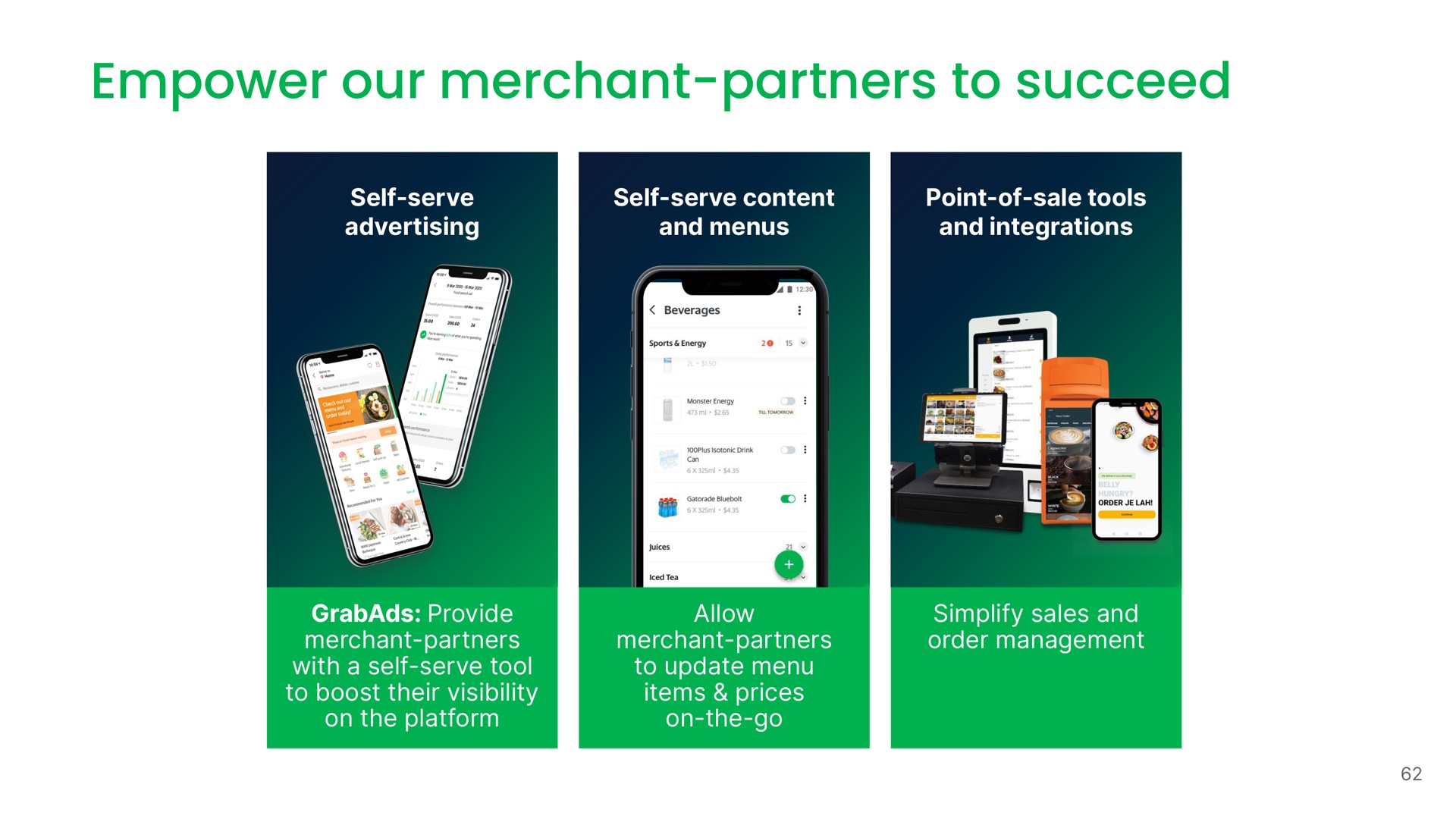empower our merchant partners to succeed | Grab