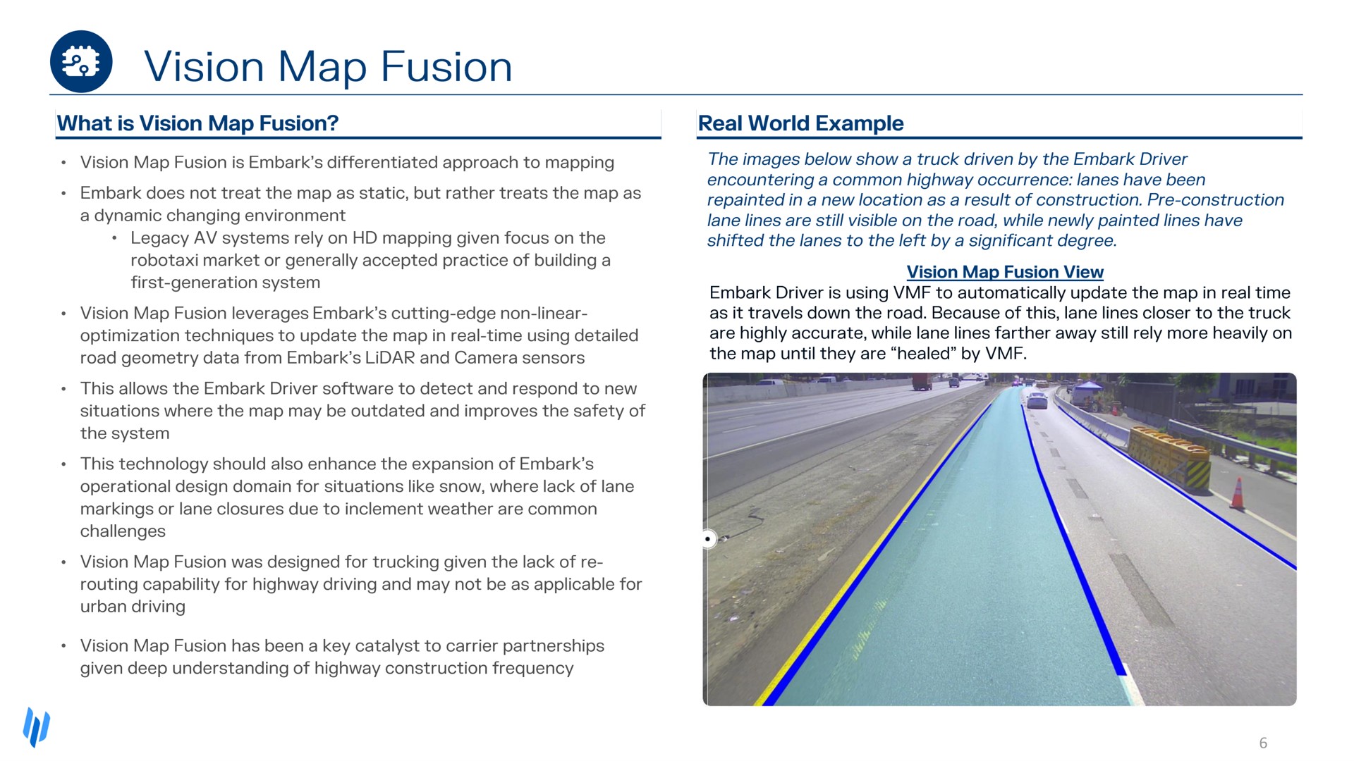 vision map fusion | Embark