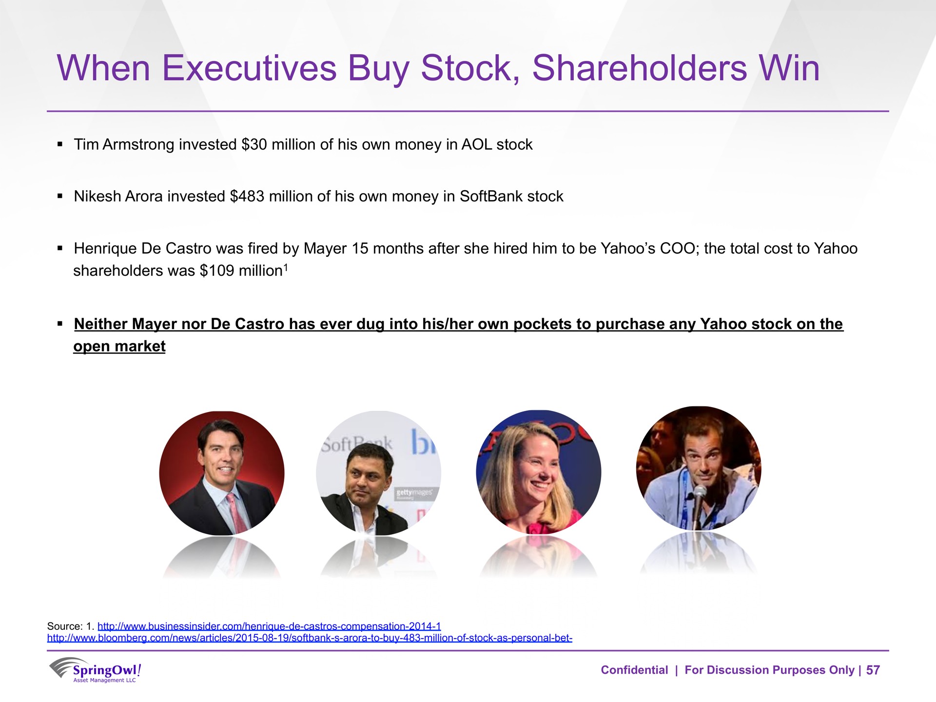 when executives buy stock shareholders win | SpringOwl