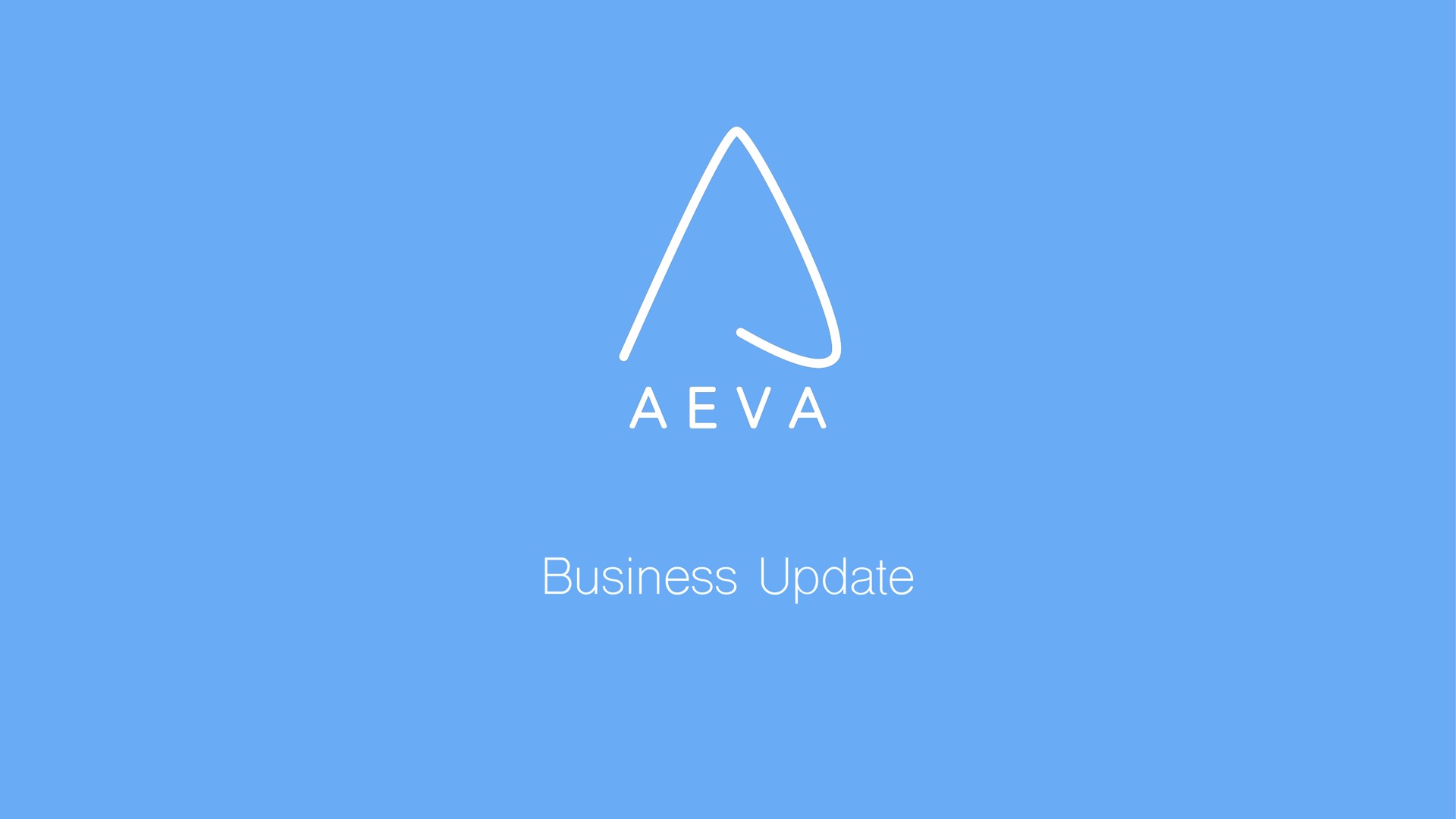 business update nea | Aeva