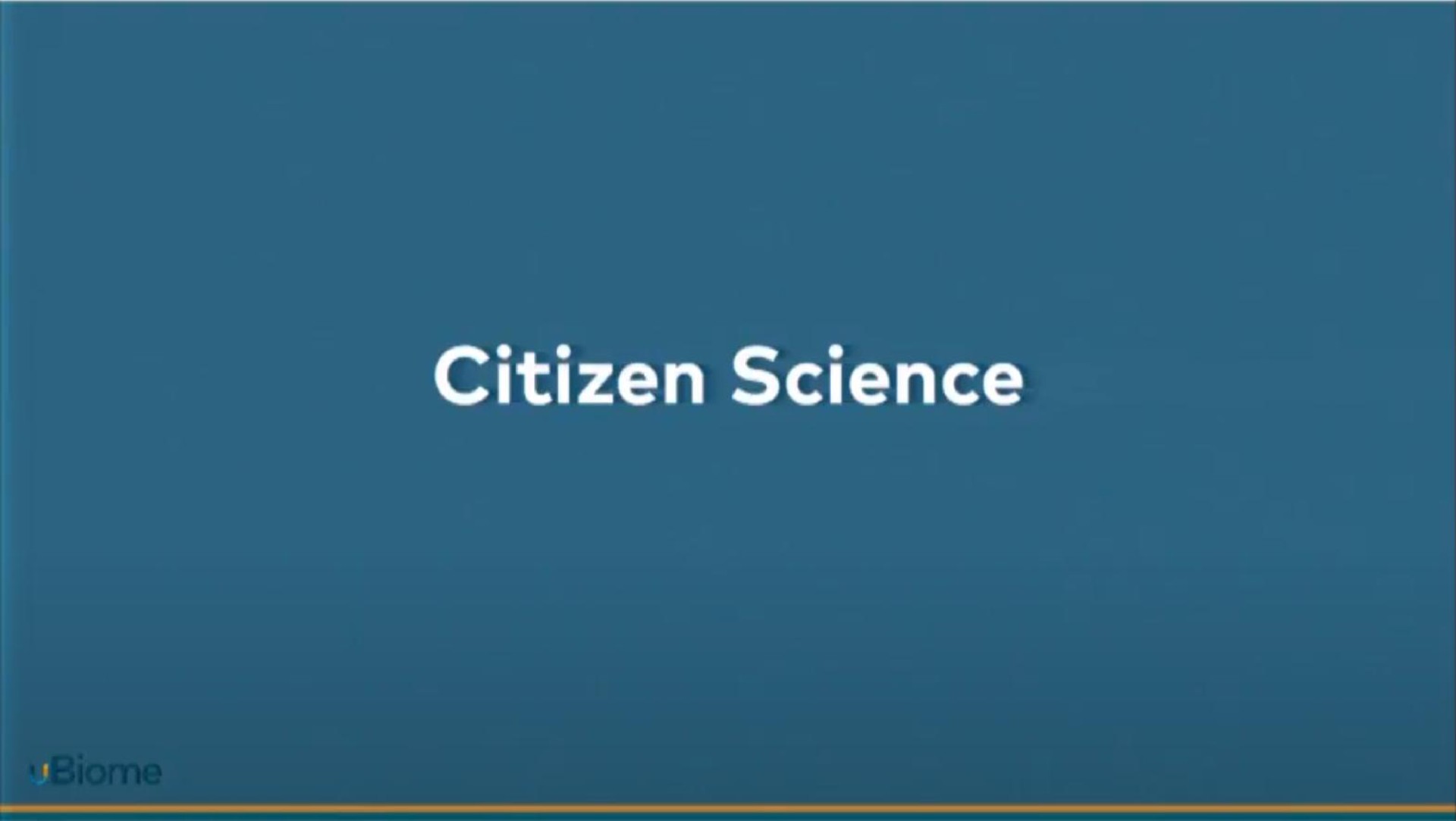 citizen science | uBiome