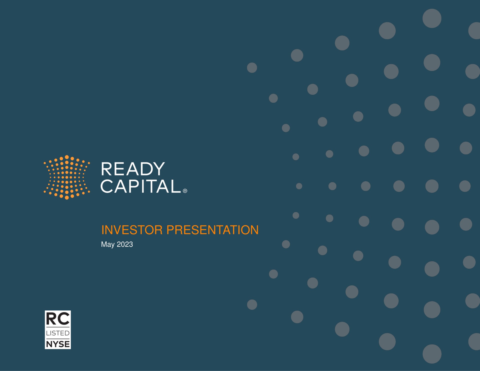 investor presentation dee peer | Ready Capital