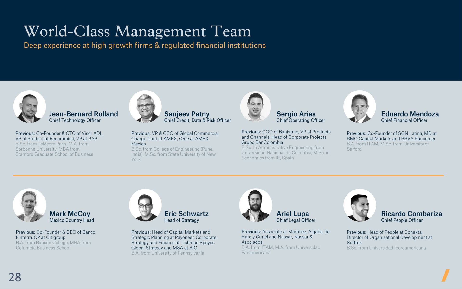 world class management team | Covalto