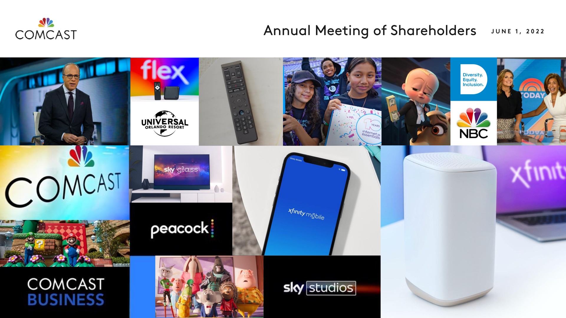 i annual meeting of shareholders sune sky studios | Comcast