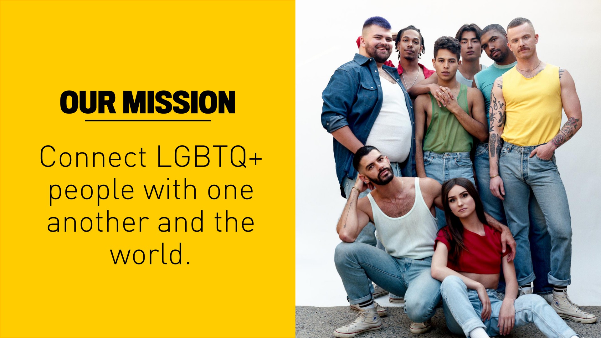 our mission connect people with one another and the world | Grindr
