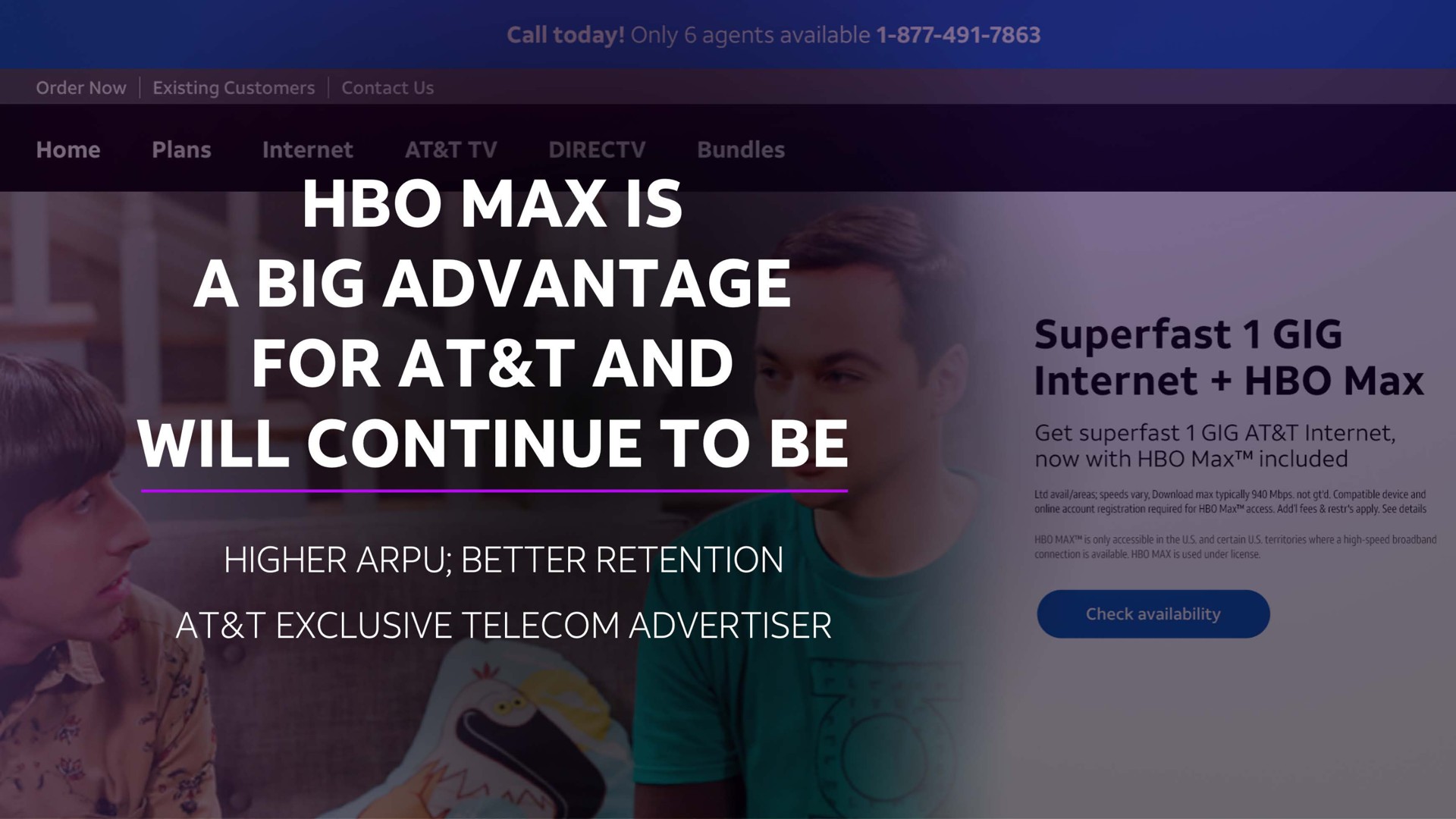 a or a big advantage for at and will continue to be i higher better retention at exclusive advertiser gig | AT&T