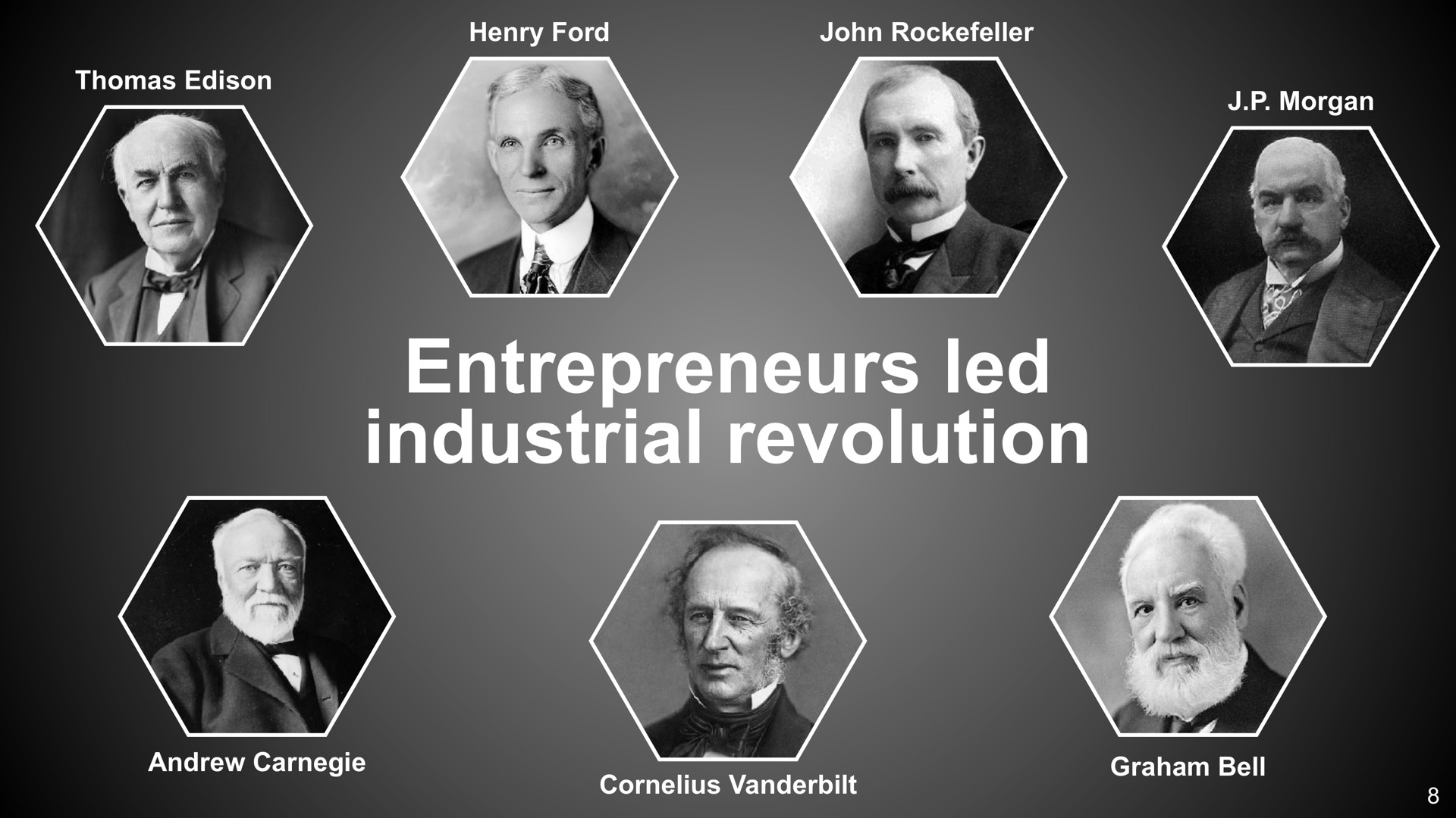 entrepreneurs led industrial revolution | SoftBank