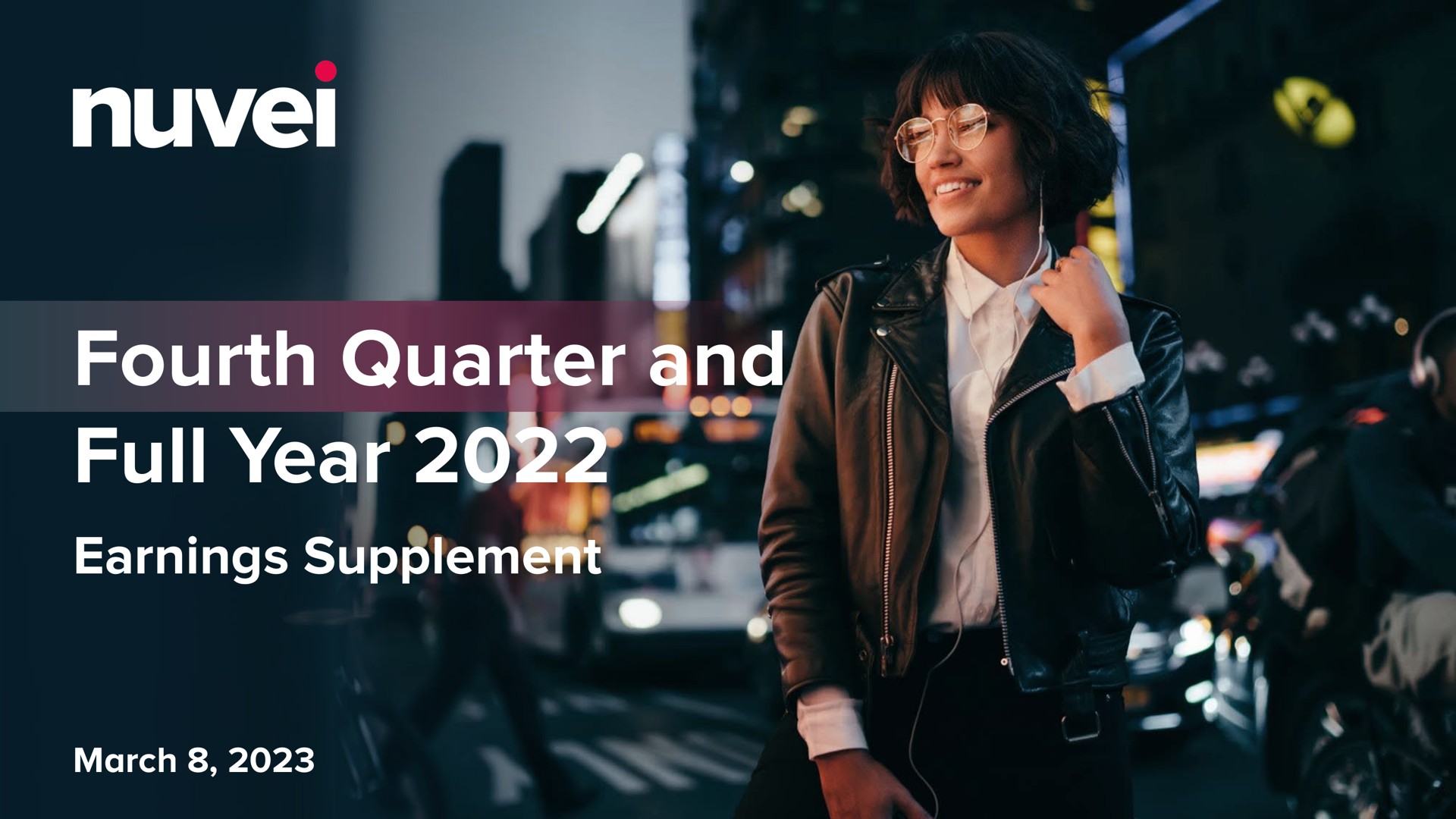 fourth quarter and full year earnings supplement march qua | Nuvei