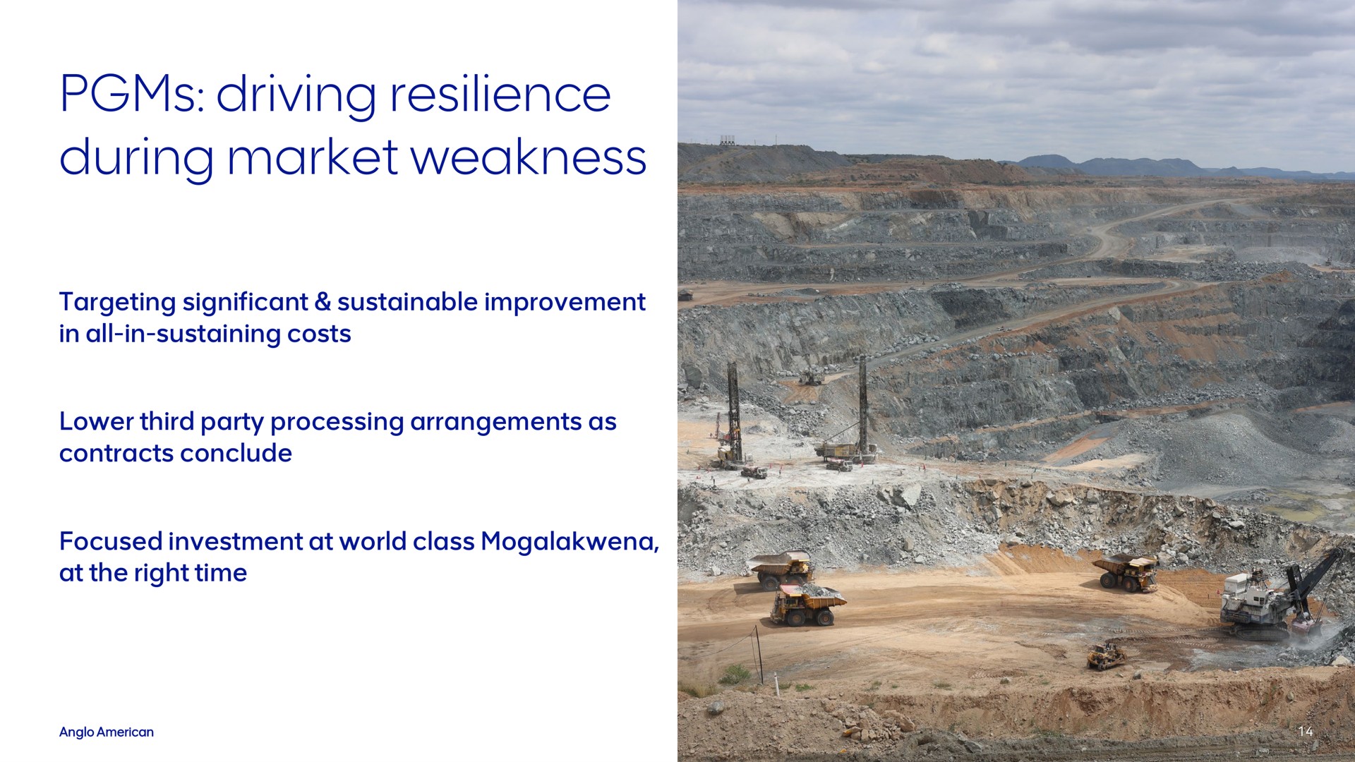 driving resilience during market weakness | AngloAmerican