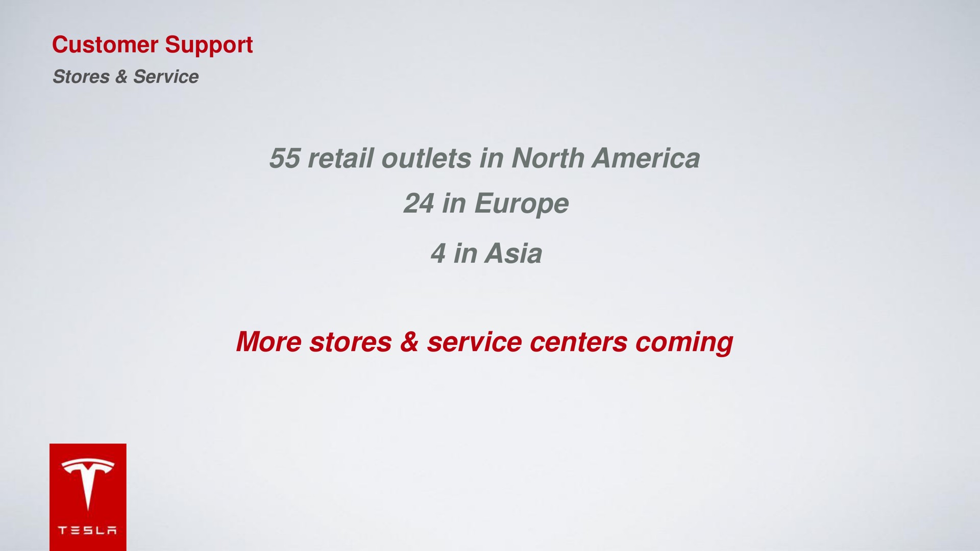 customer support retail outlets in north in in more stores service centers coming | Tesla