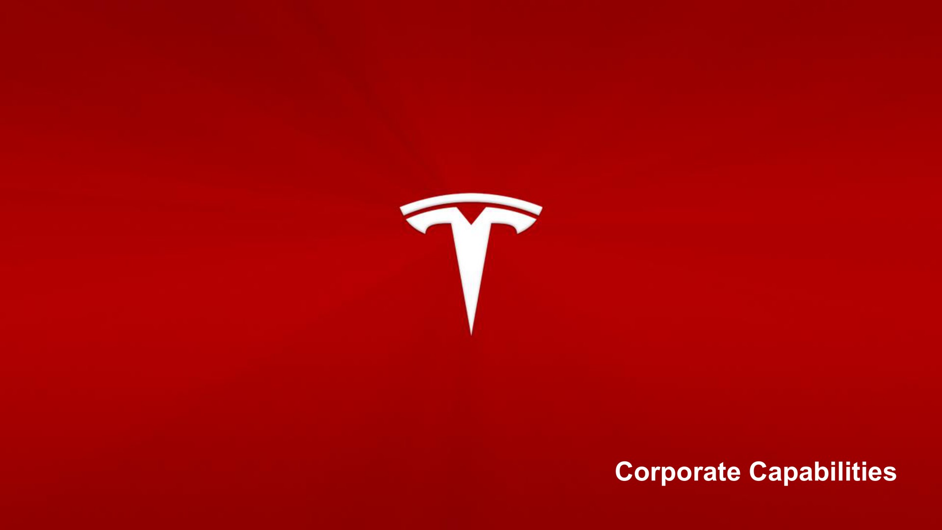 corporate capabilities | Tesla