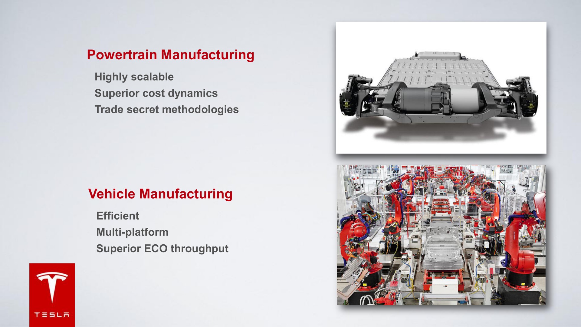 manufacturing vehicle manufacturing | Tesla