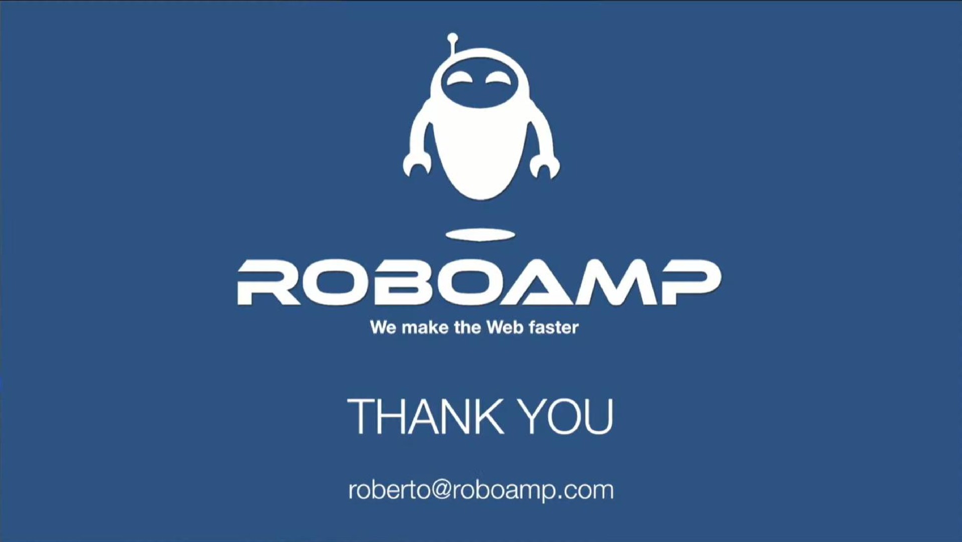 thank you | RoboAMP