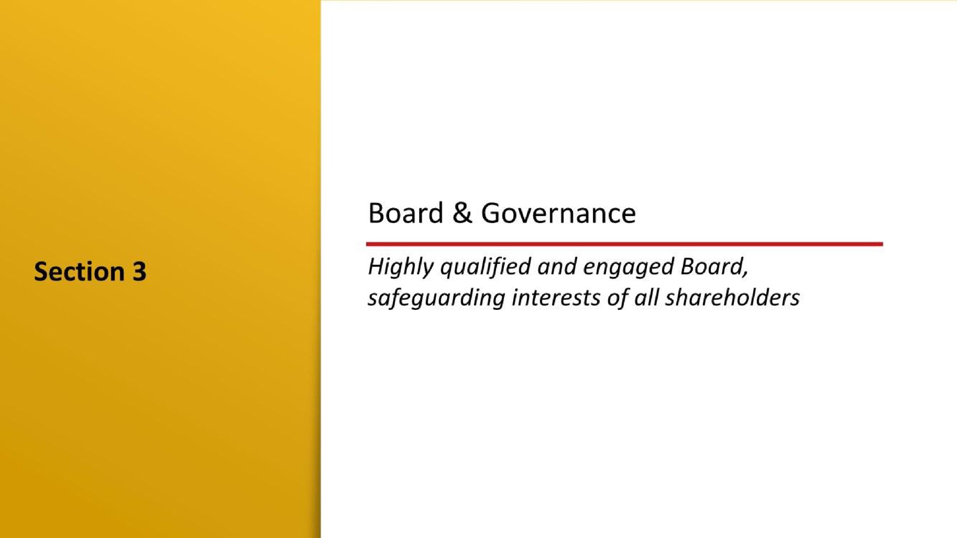 board governance highly qualified and engaged board safeguarding interests of all shareholders | McDonald's