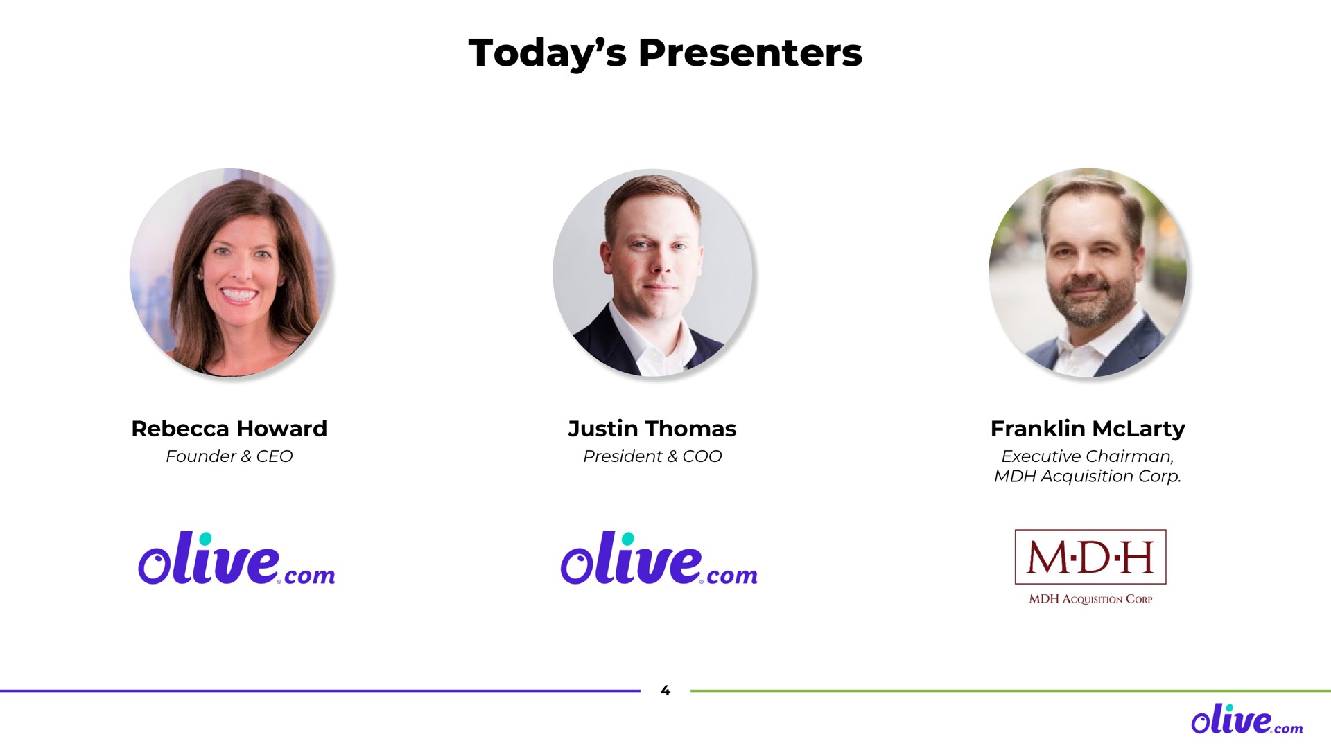 today presenters con olive con olive con | Olive.com