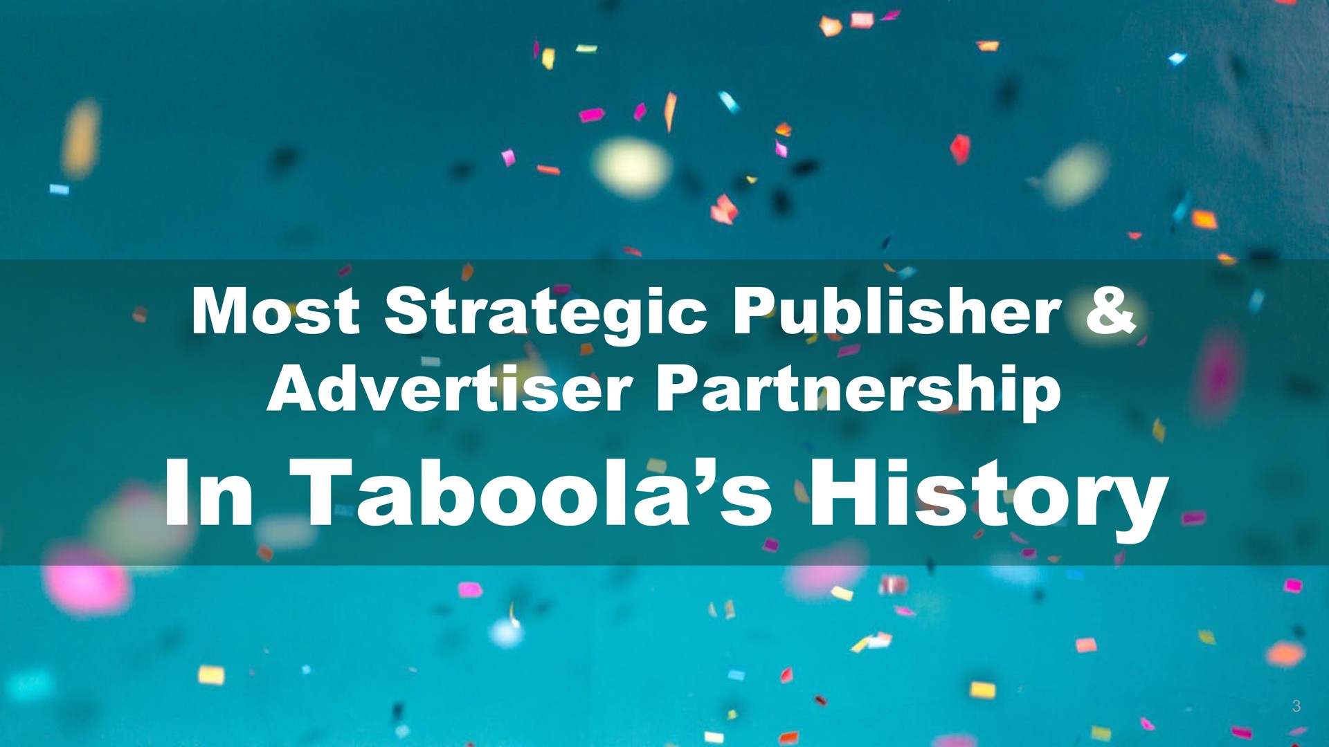most strategic publisher advertiser partnership in history hid an | Taboola