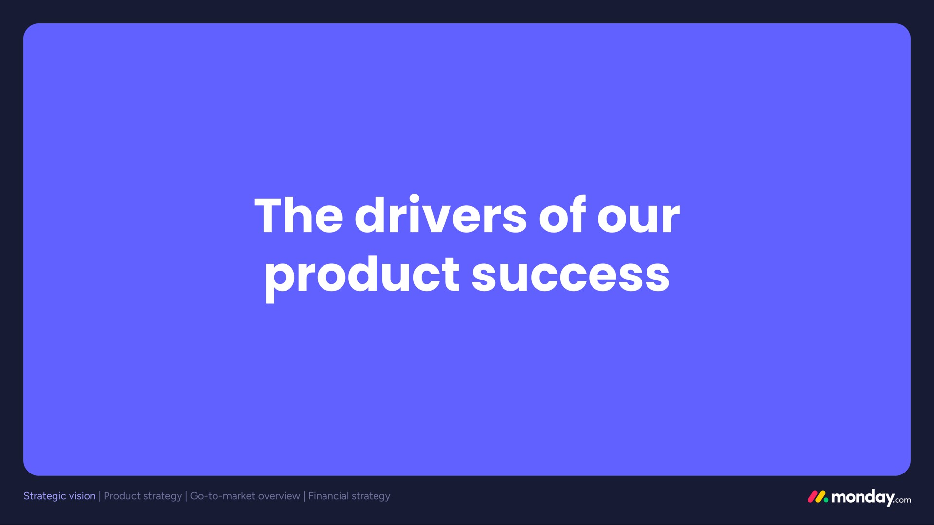 the drivers of our product success | monday.com