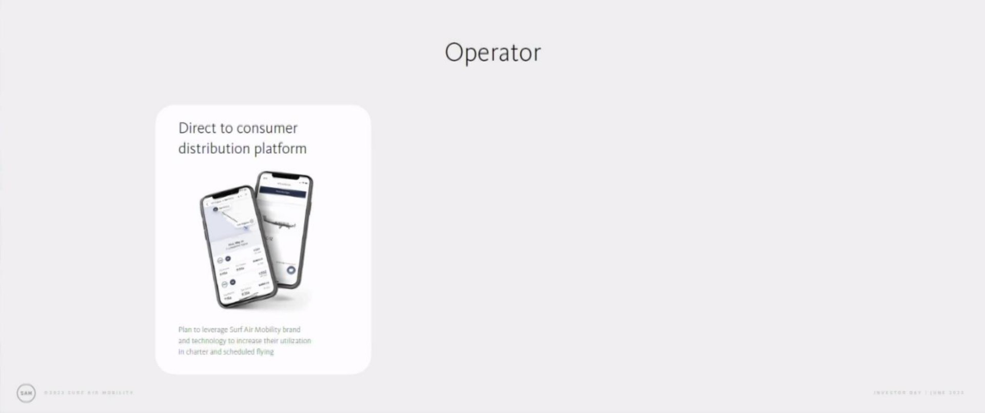 operator direct to consumer distribution platform | Surf Air