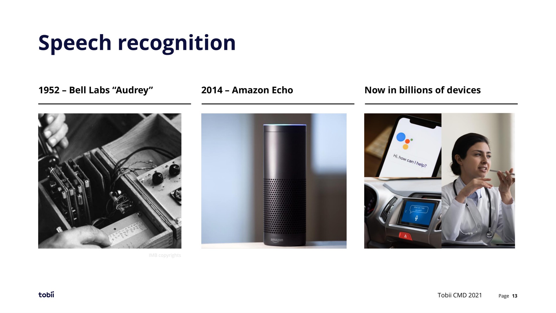 speech recognition | Tobii