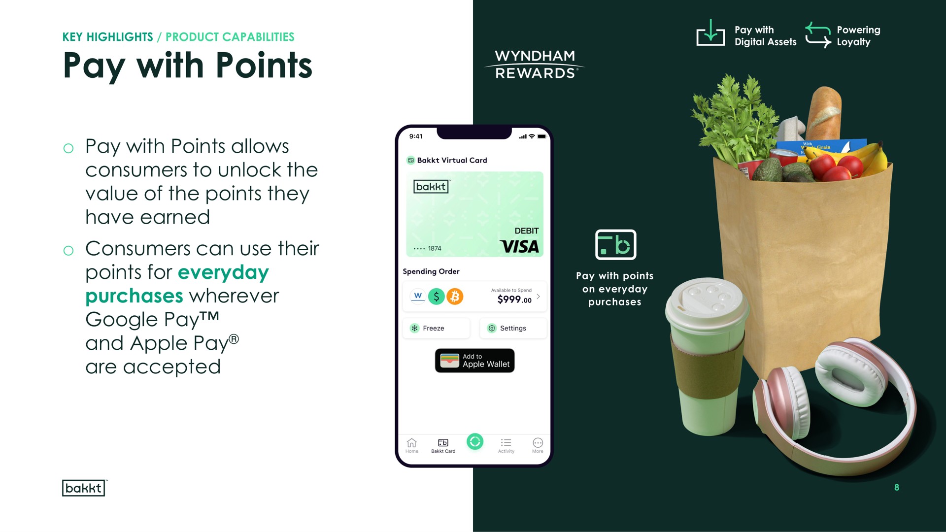 pay with points pay with points allows consumers to unlock the value of the points they have earned consumers can use their points for everyday purchases wherever pay and apple pay are accepted ace | Bakkt