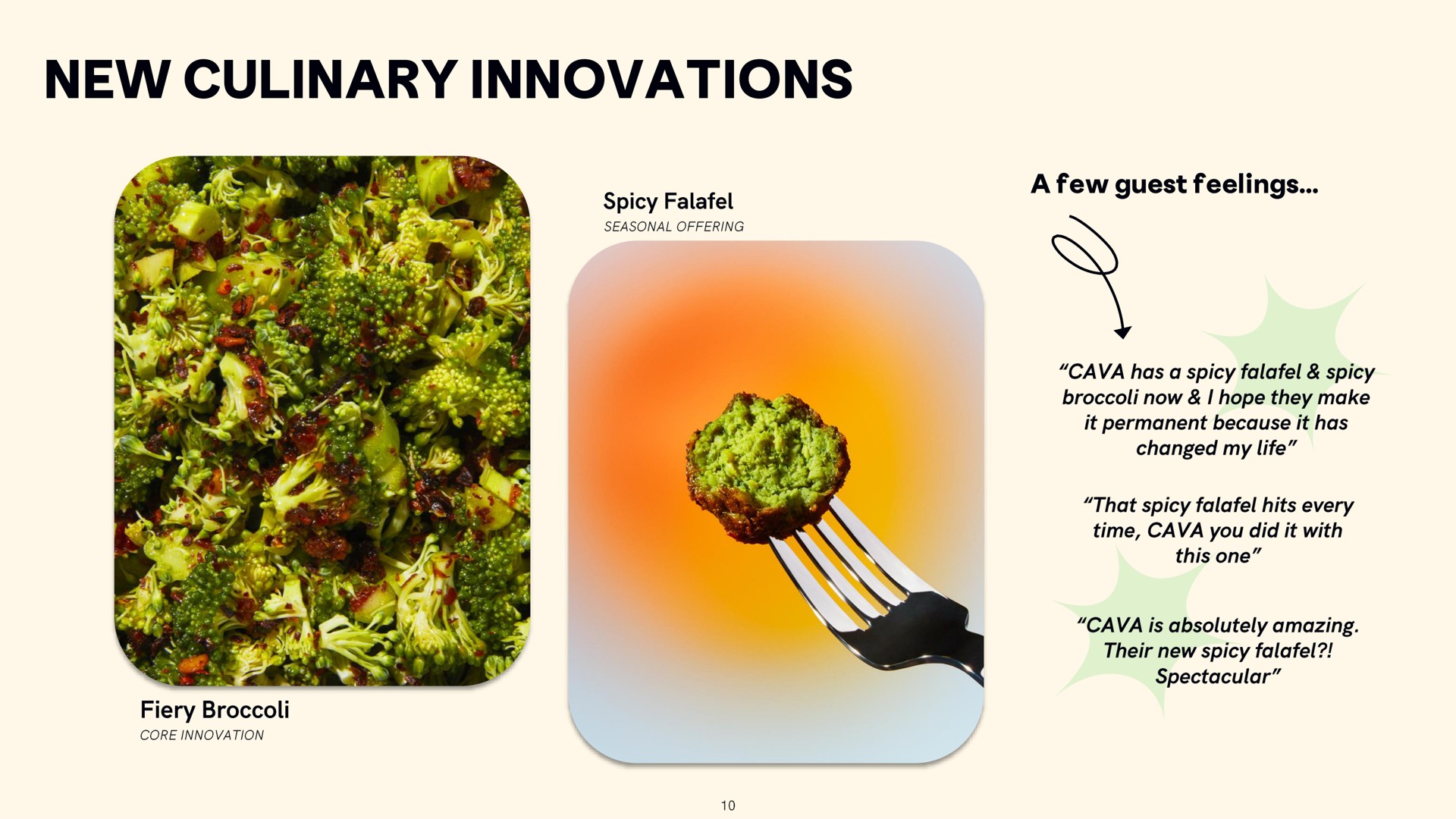 new culinary innovations | CAVA