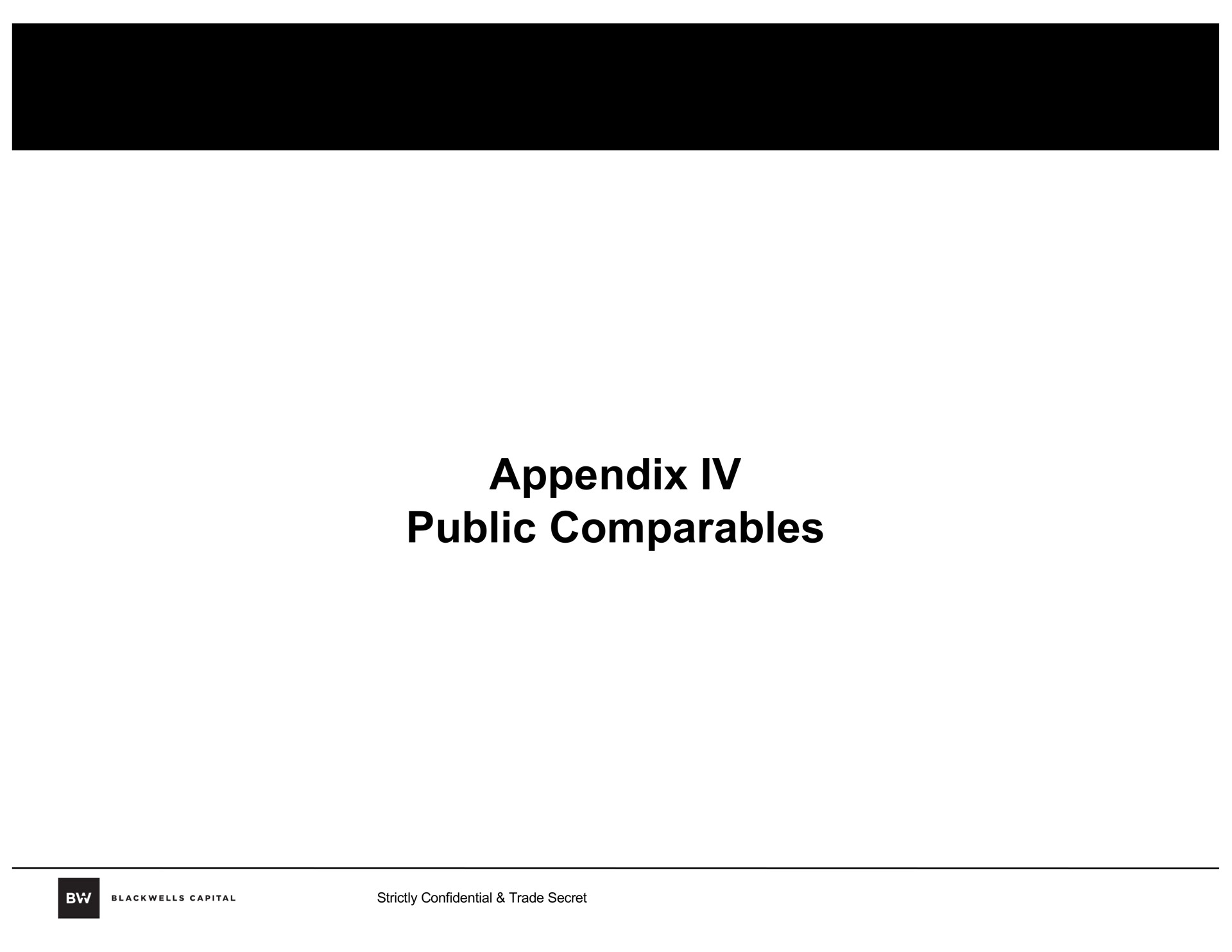appendix public | Blackwells Capital