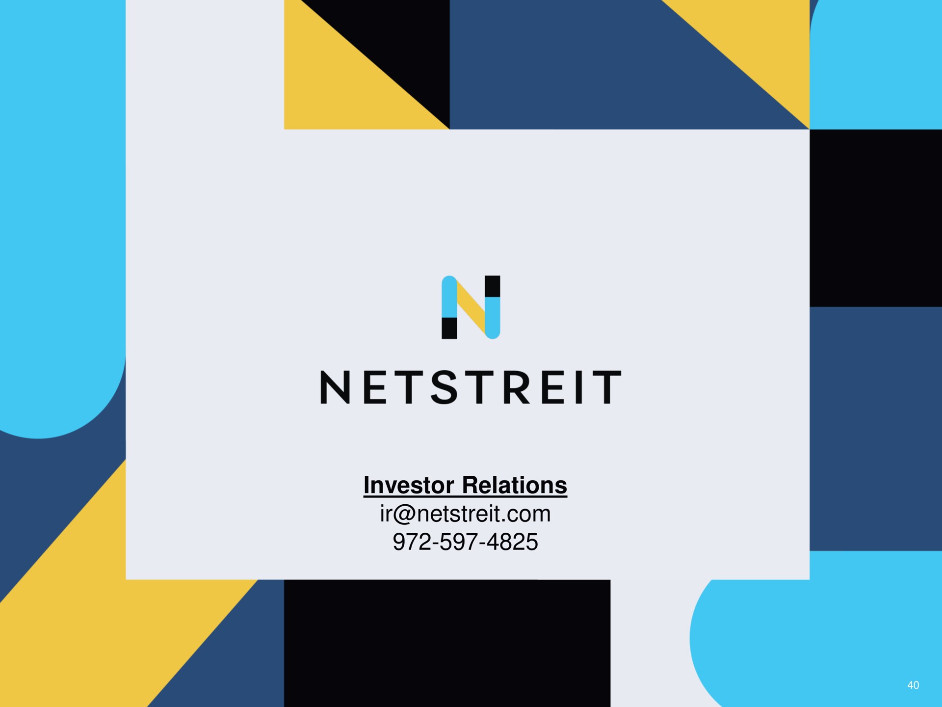 investor relations | Netstreit