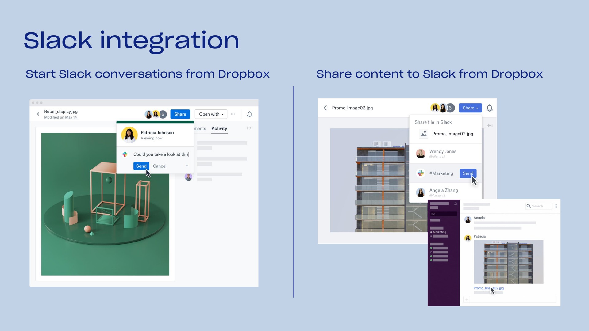 slack integration | Dropbox