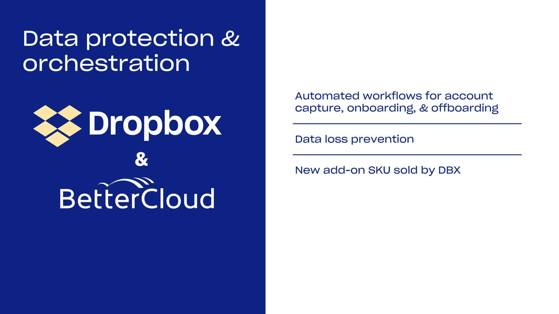 data protection orchestration | Dropbox
