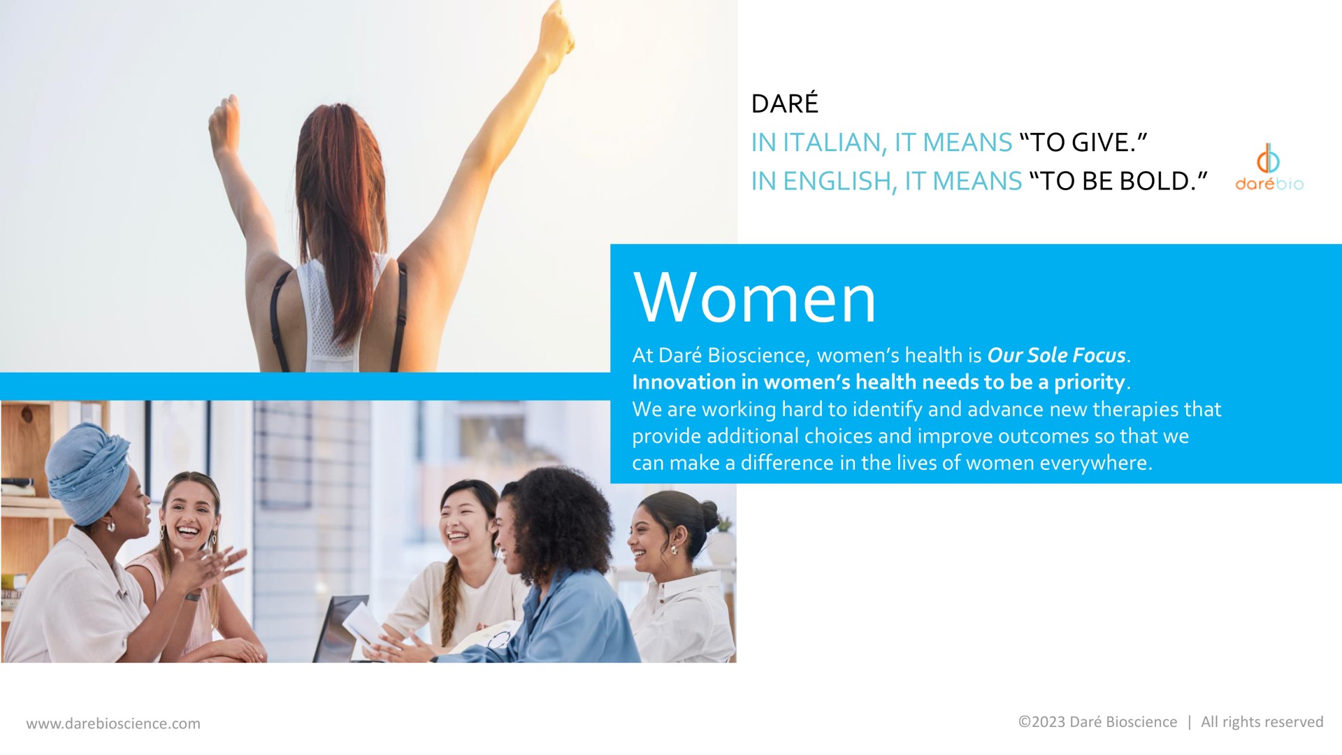 women | Dare Bioscience