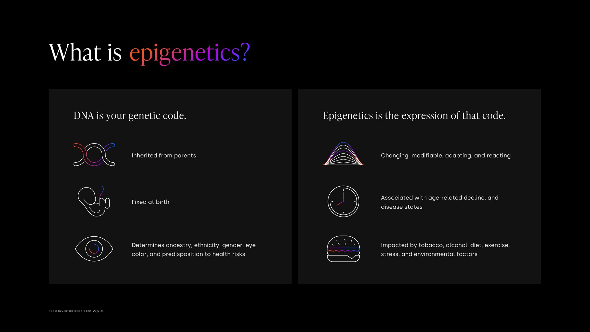 what is is your genetic code is the expression of that code | Foxo