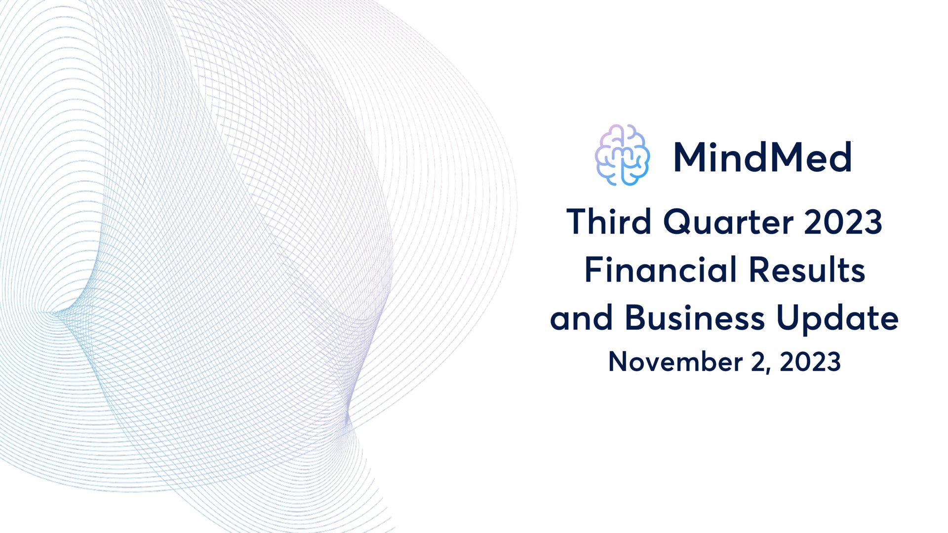 third quarter financial results and business update | MindMed