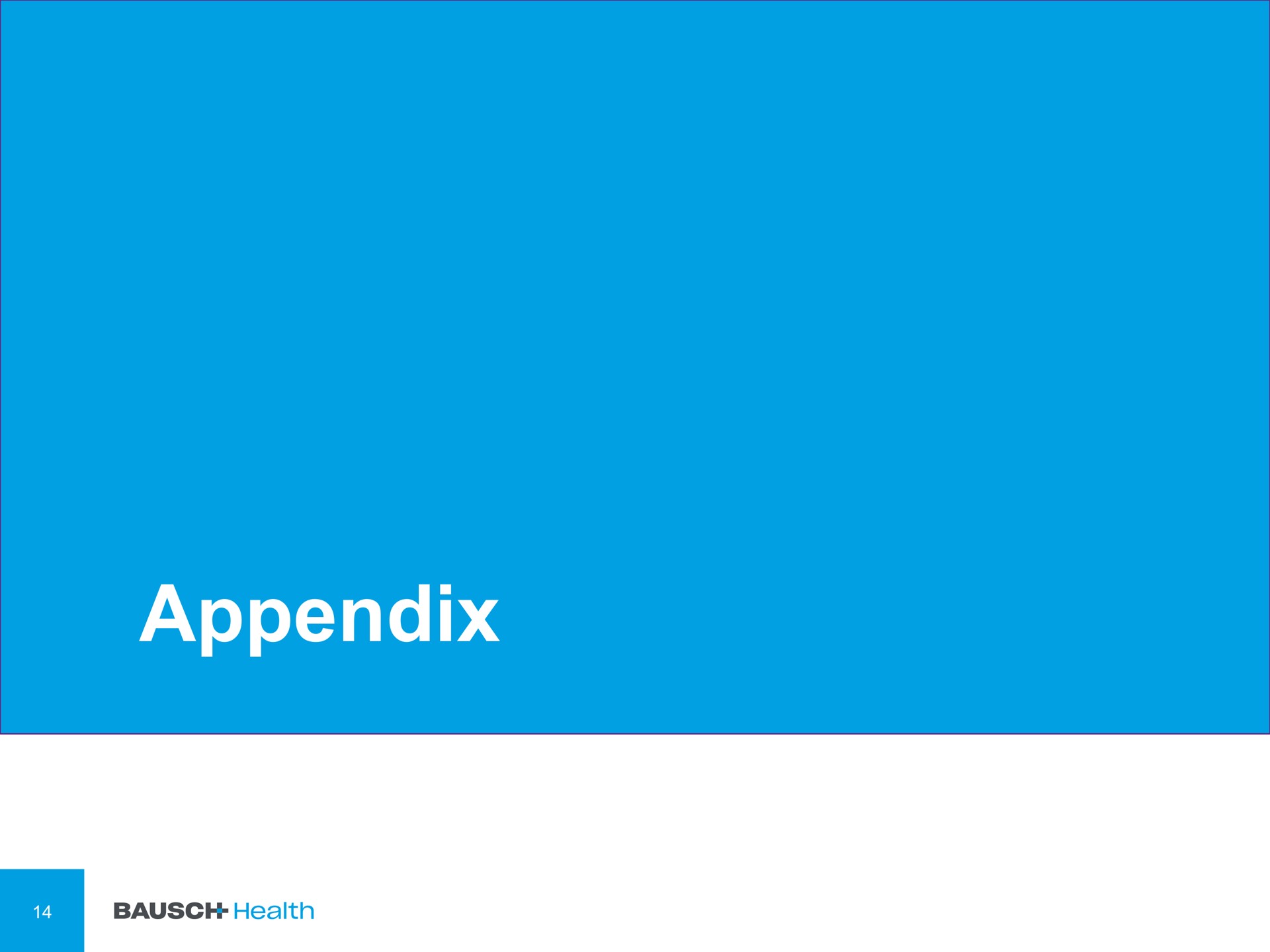 appendix | Bausch Health Companies