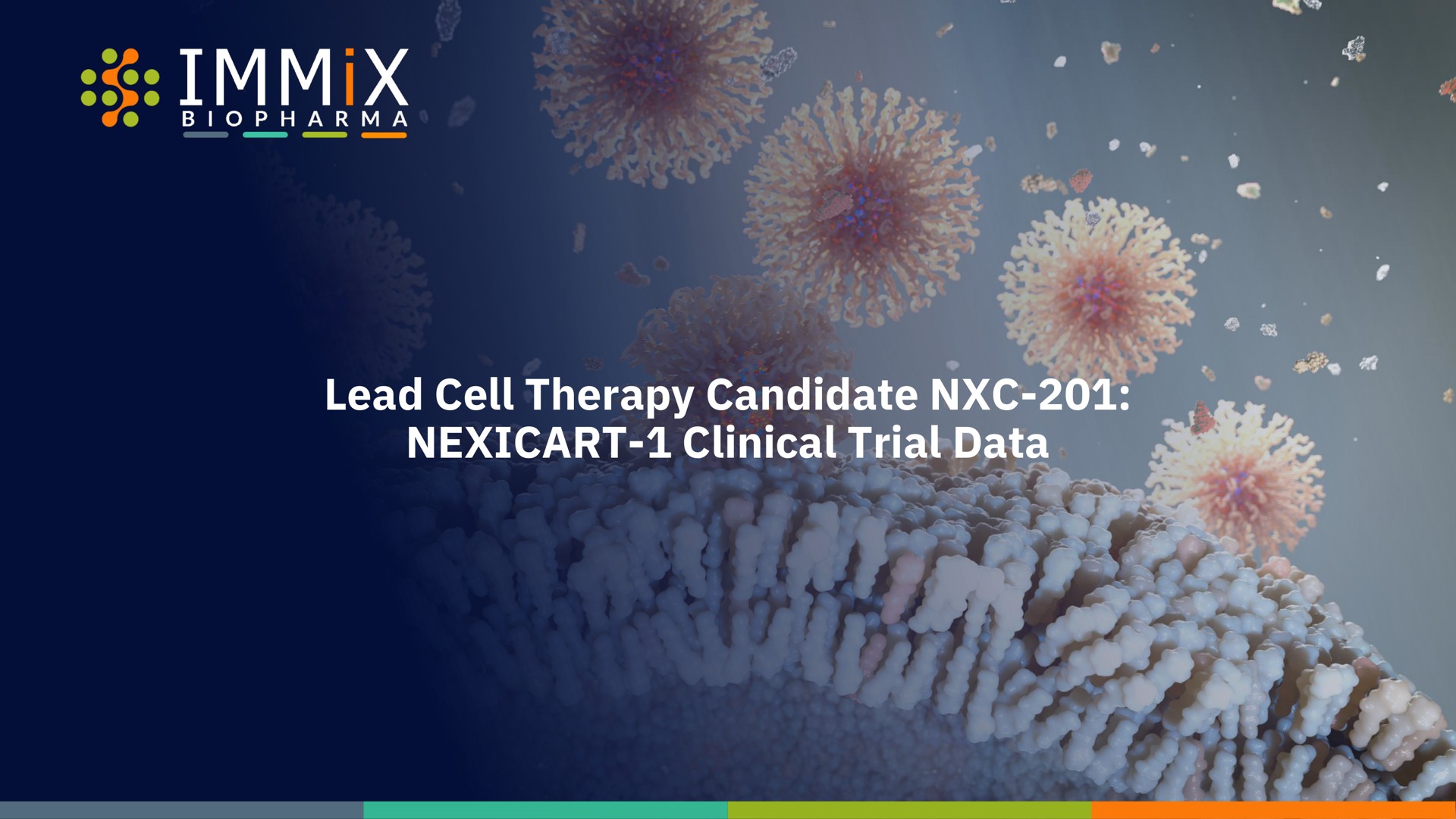 lead cell therapy candidate clinical trial data coe | Immix Biopharma