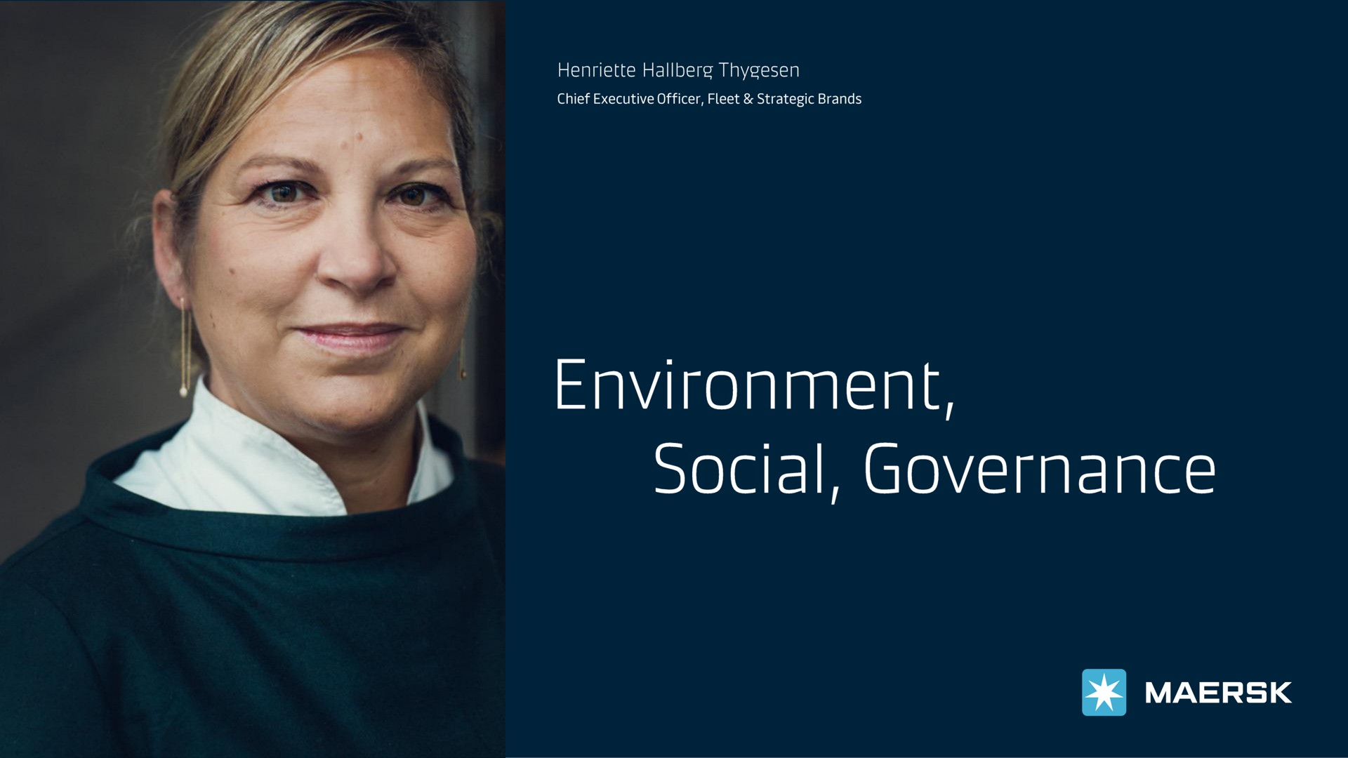 social governance be | Maersk