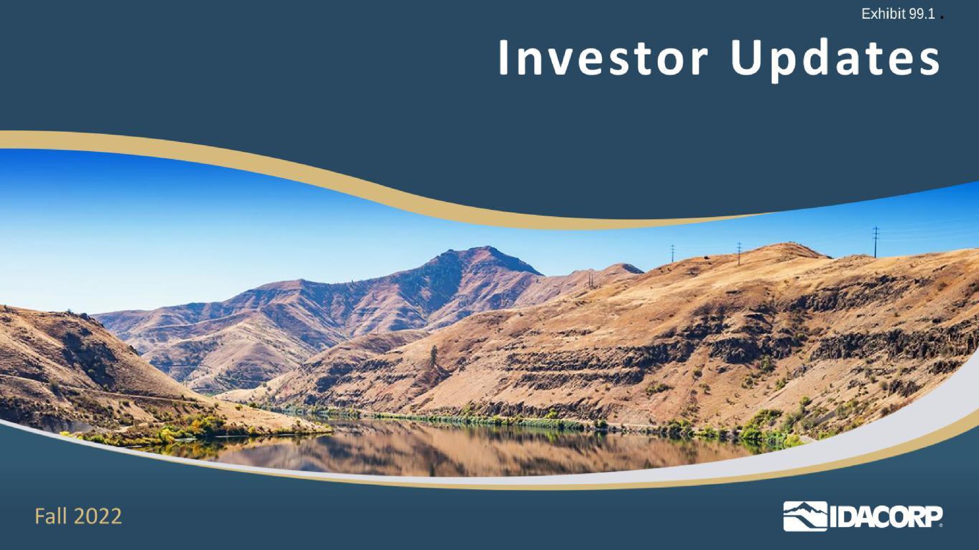 investor updates | Idacorp