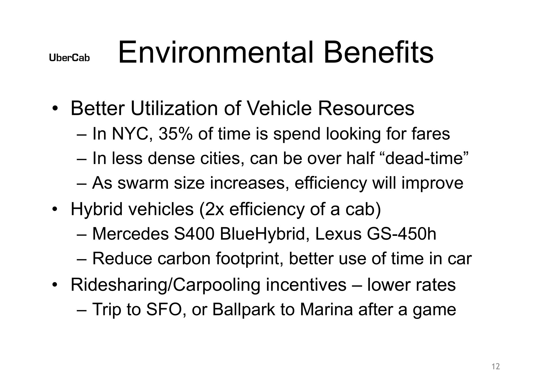 environmental benefits | Uber