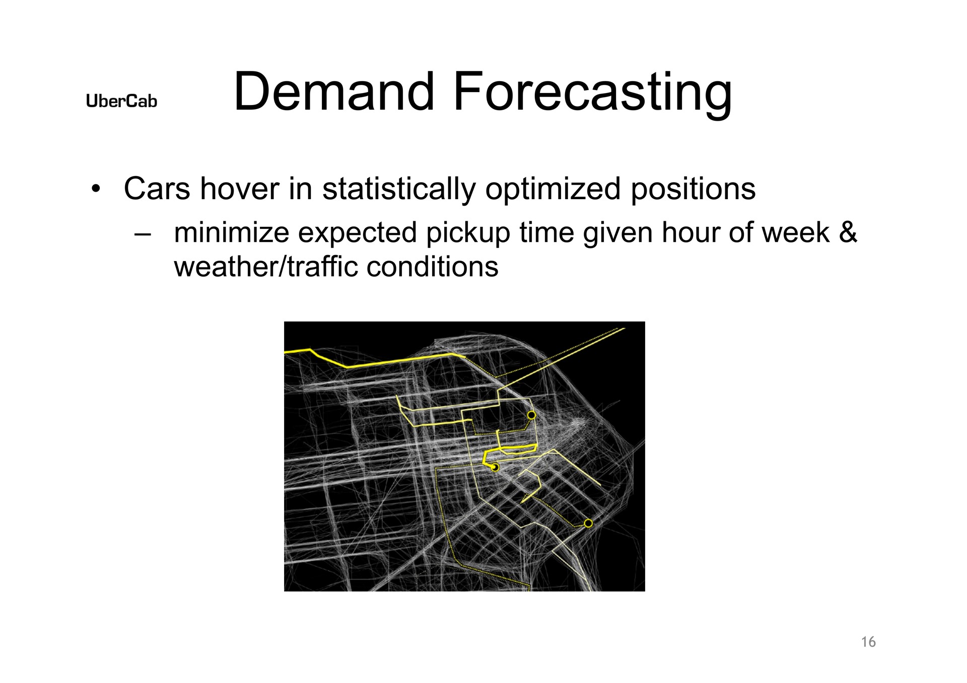 demand forecasting wees | Uber