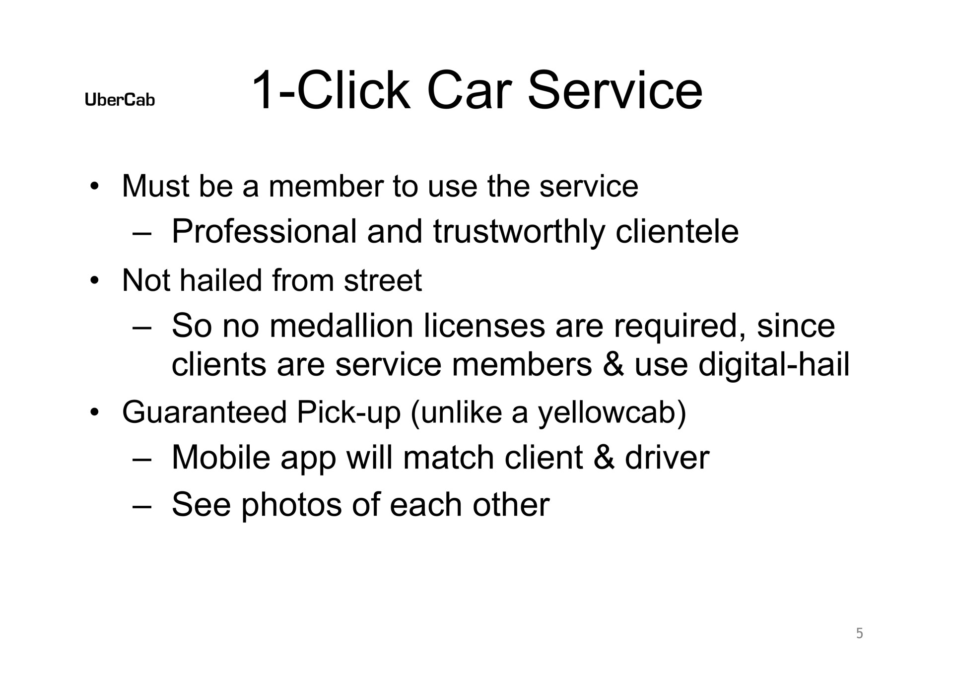 click car service | Uber