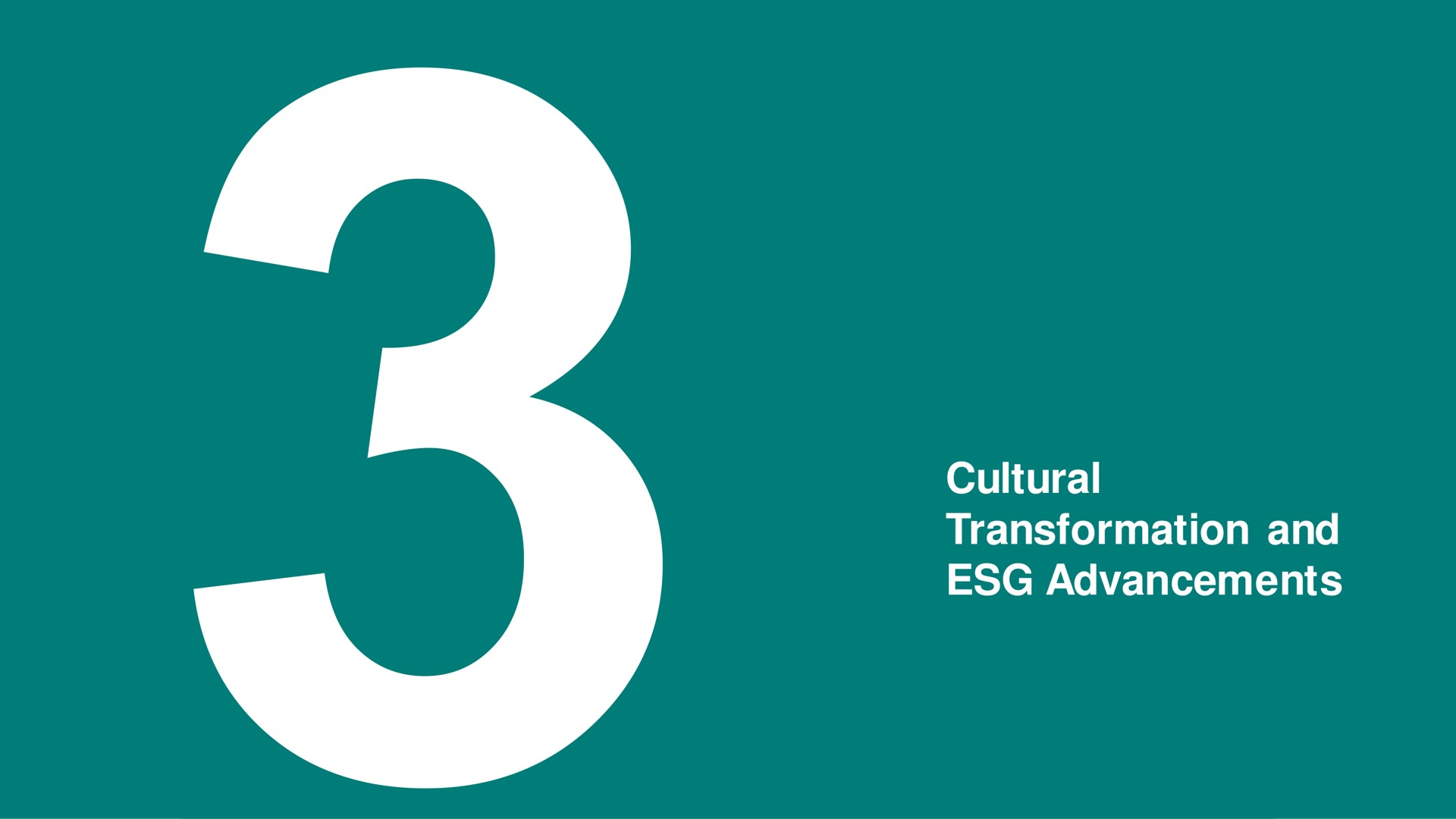cultural transformation and advancements | Vale