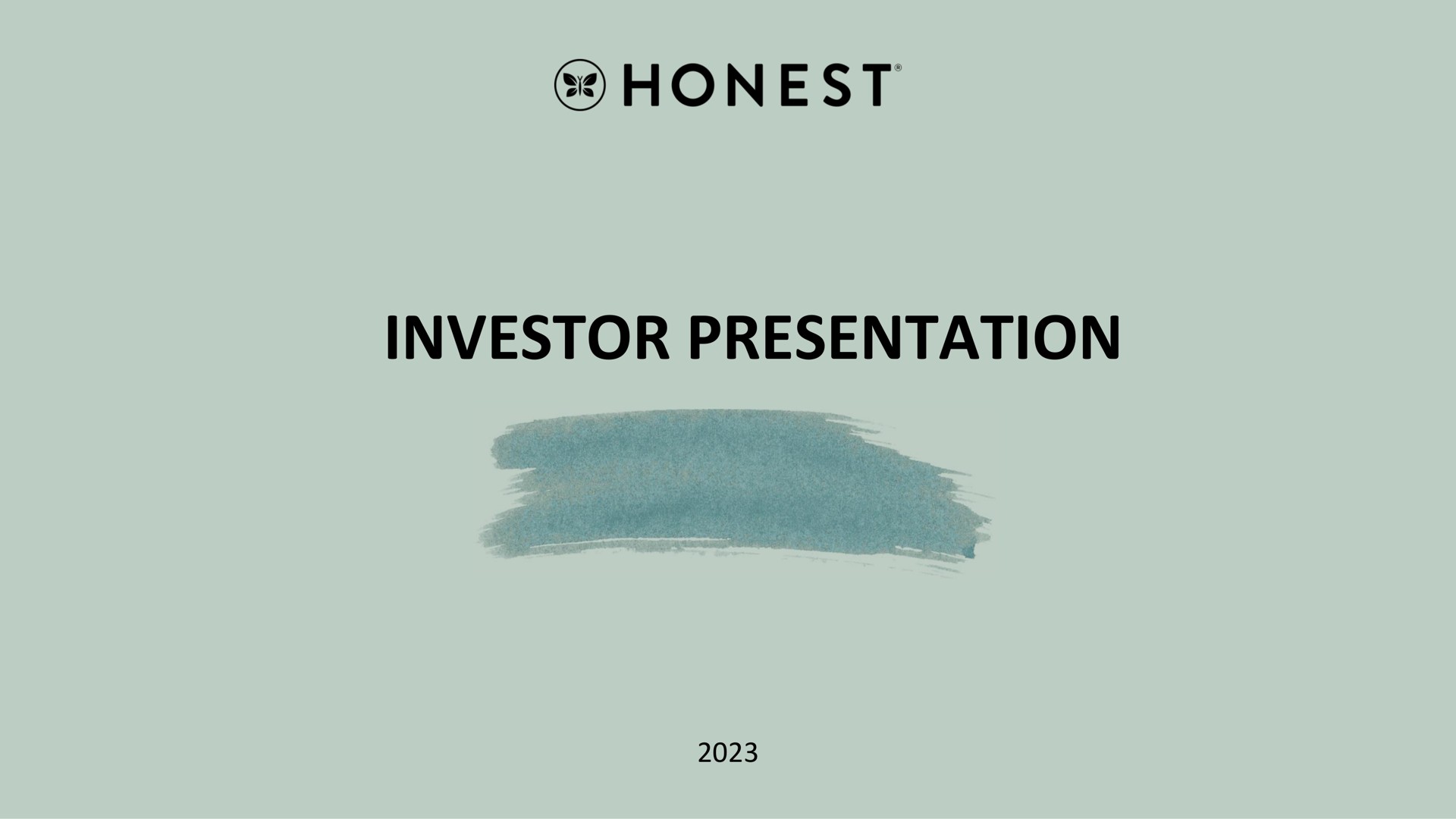 investor presentation honest | Honest