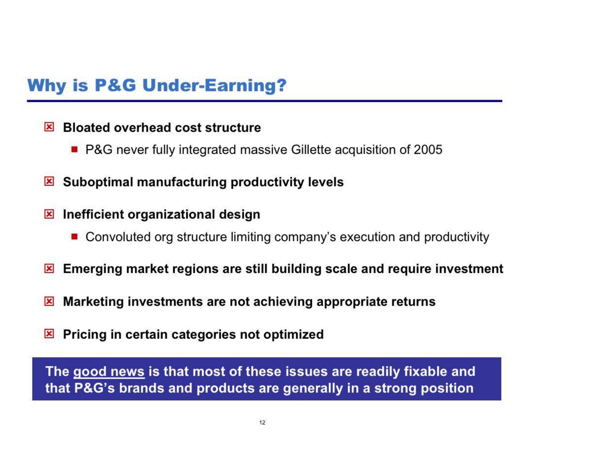 why is under earning | Pershing Square