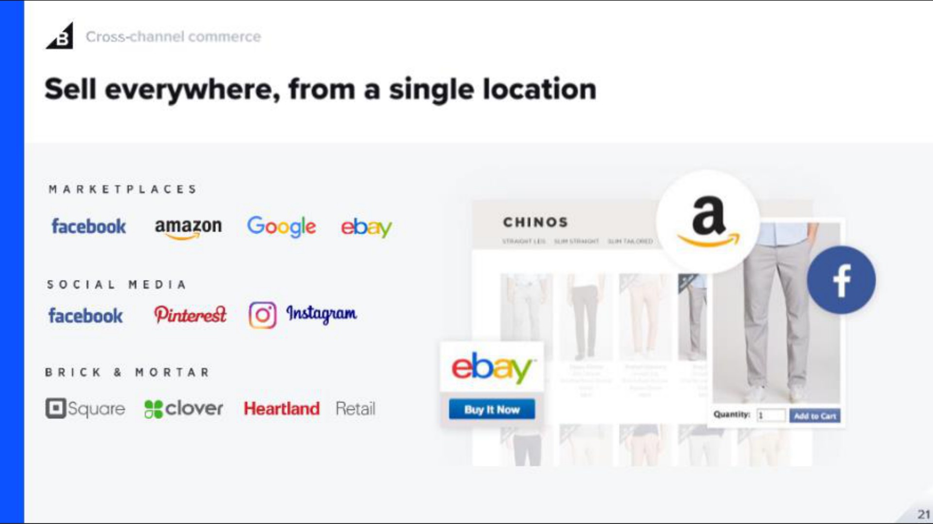 sell everywhere from a single location | BigCommerce