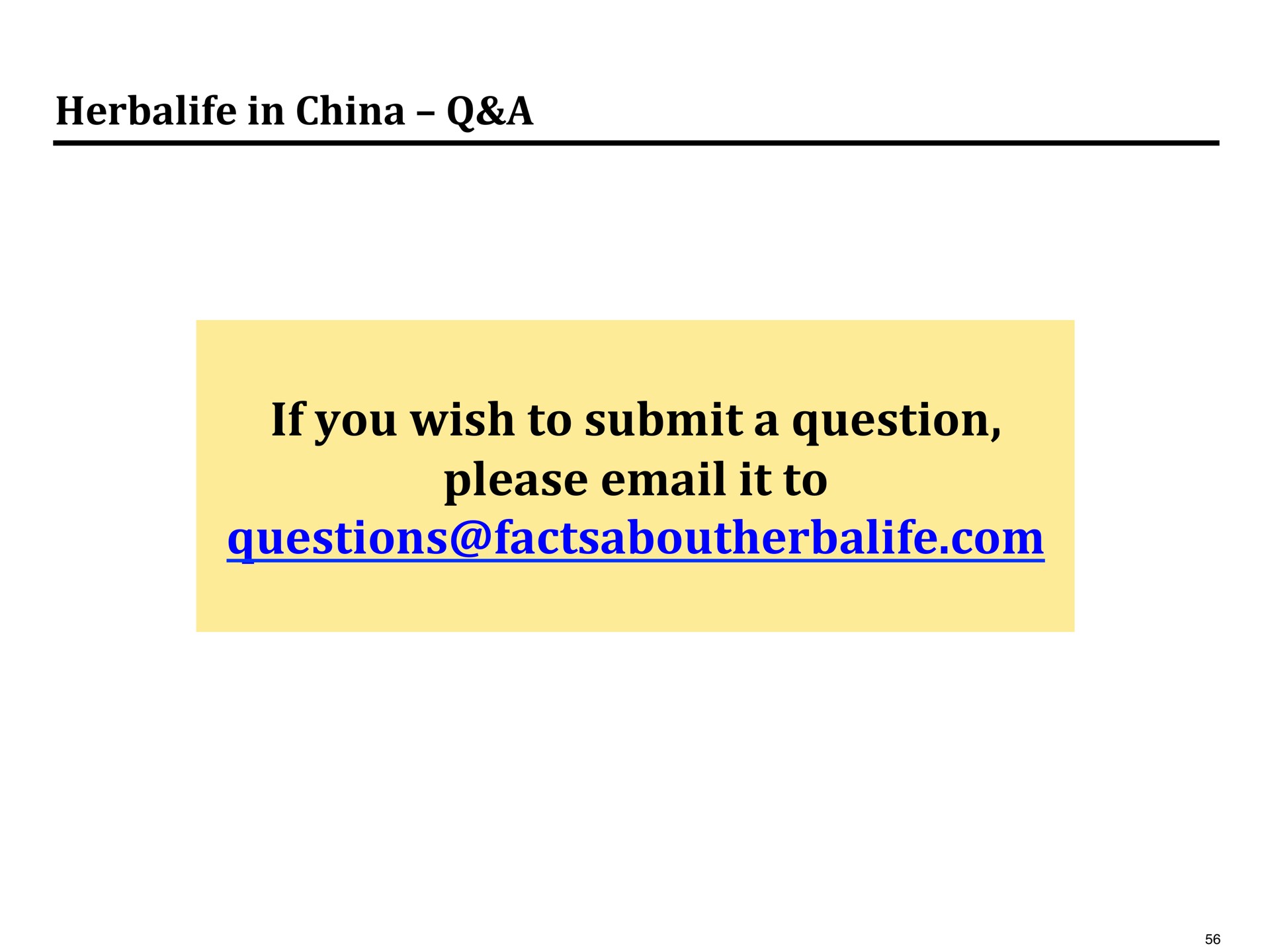 in china a if you wish to submit a question please it to questions | Pershing Square