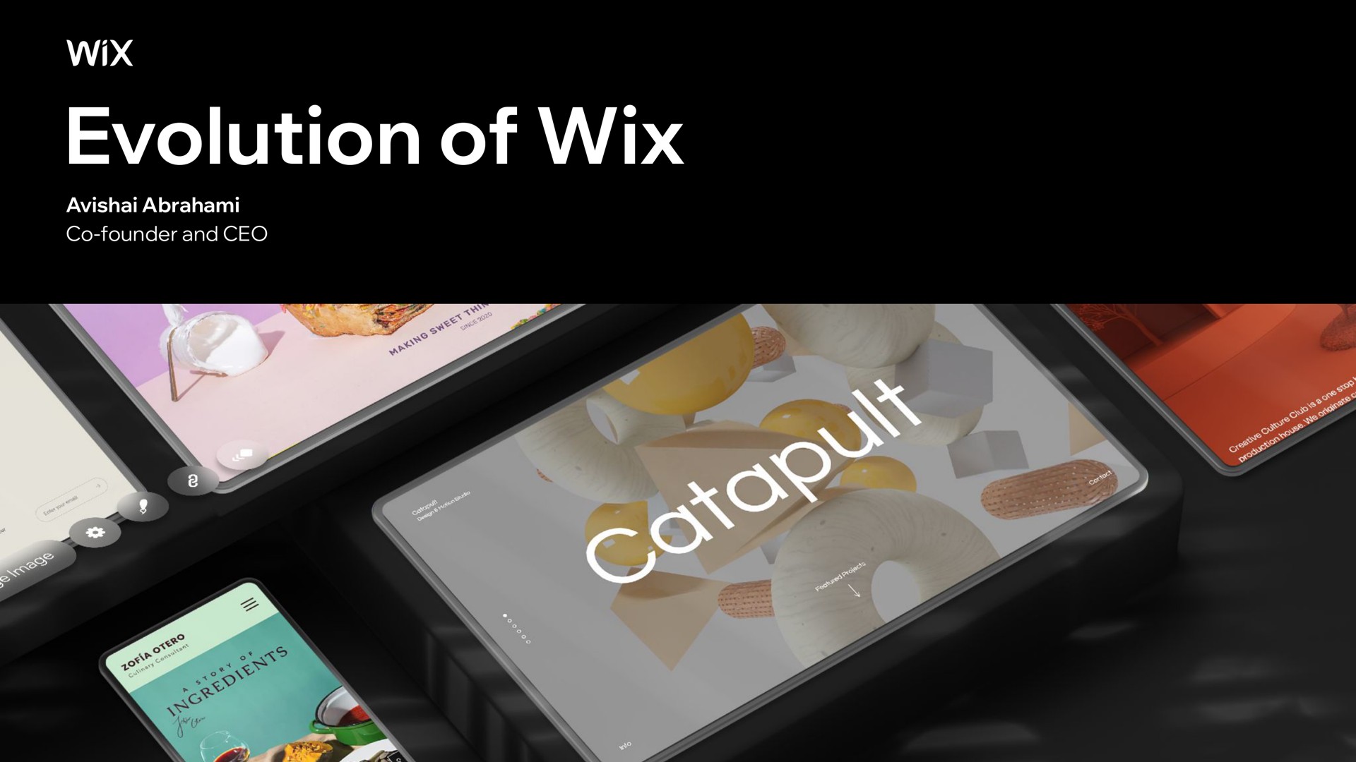 evolution of | Wix