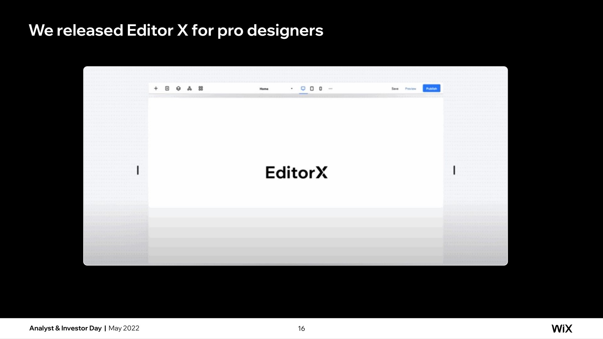we released editor for pro designers | Wix