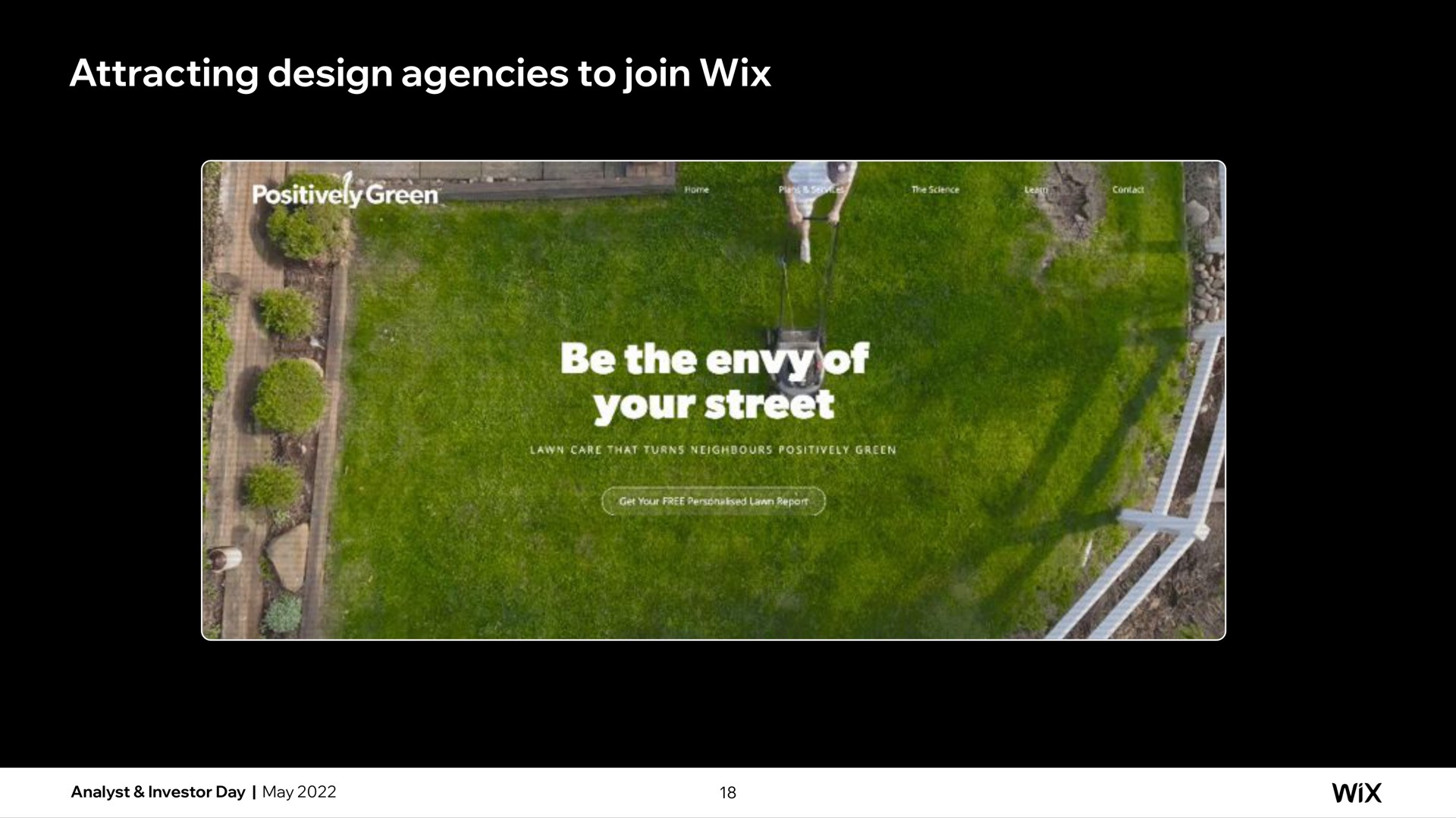 attracting design agencies to join adds your street | Wix