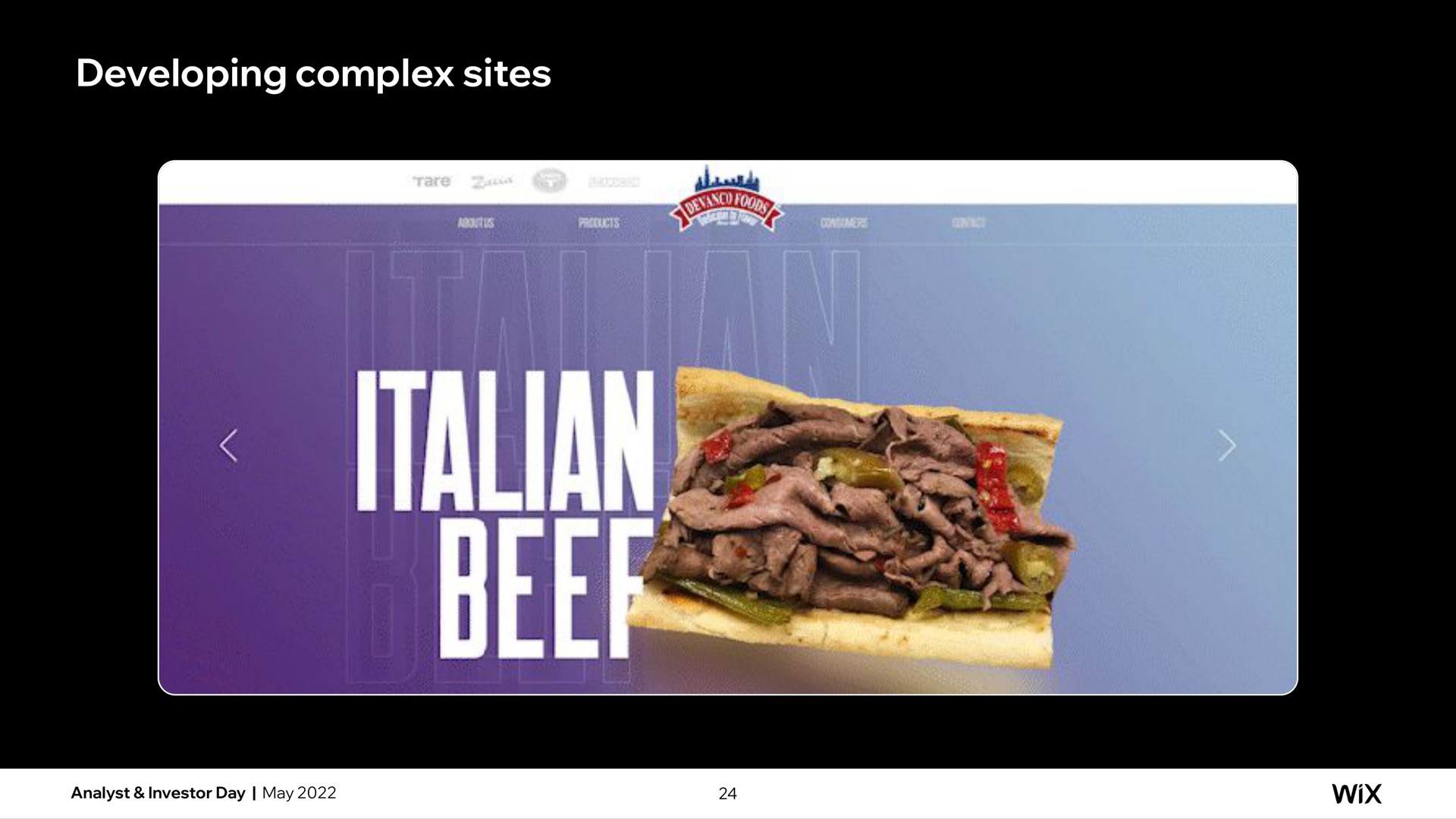developing complex sites | Wix