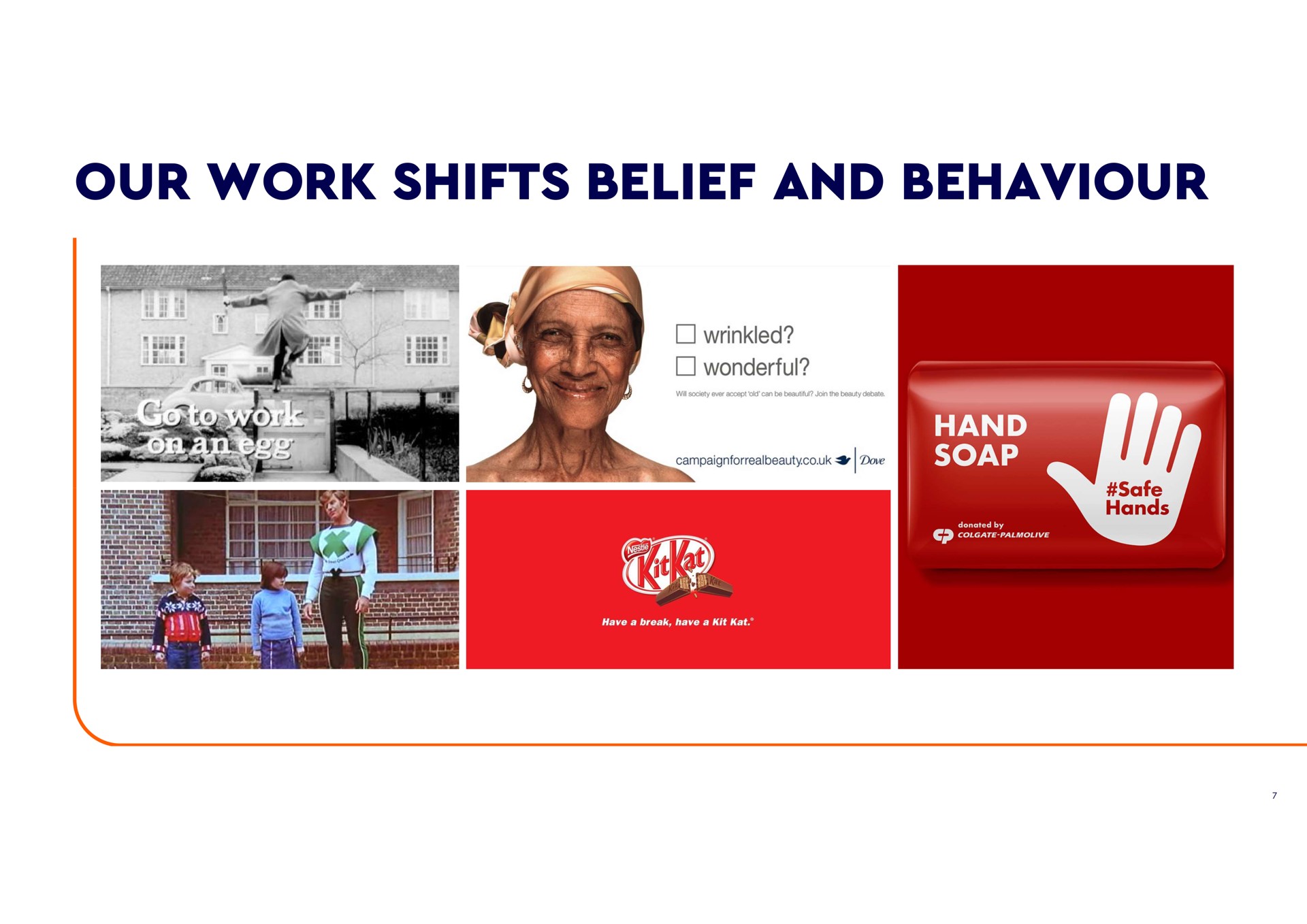 our work shifts belief and behaviour wrinkled wonderful will society ever accept old can be be join the beauty debate dove soap hand peart have a break have a kit kat | WPP